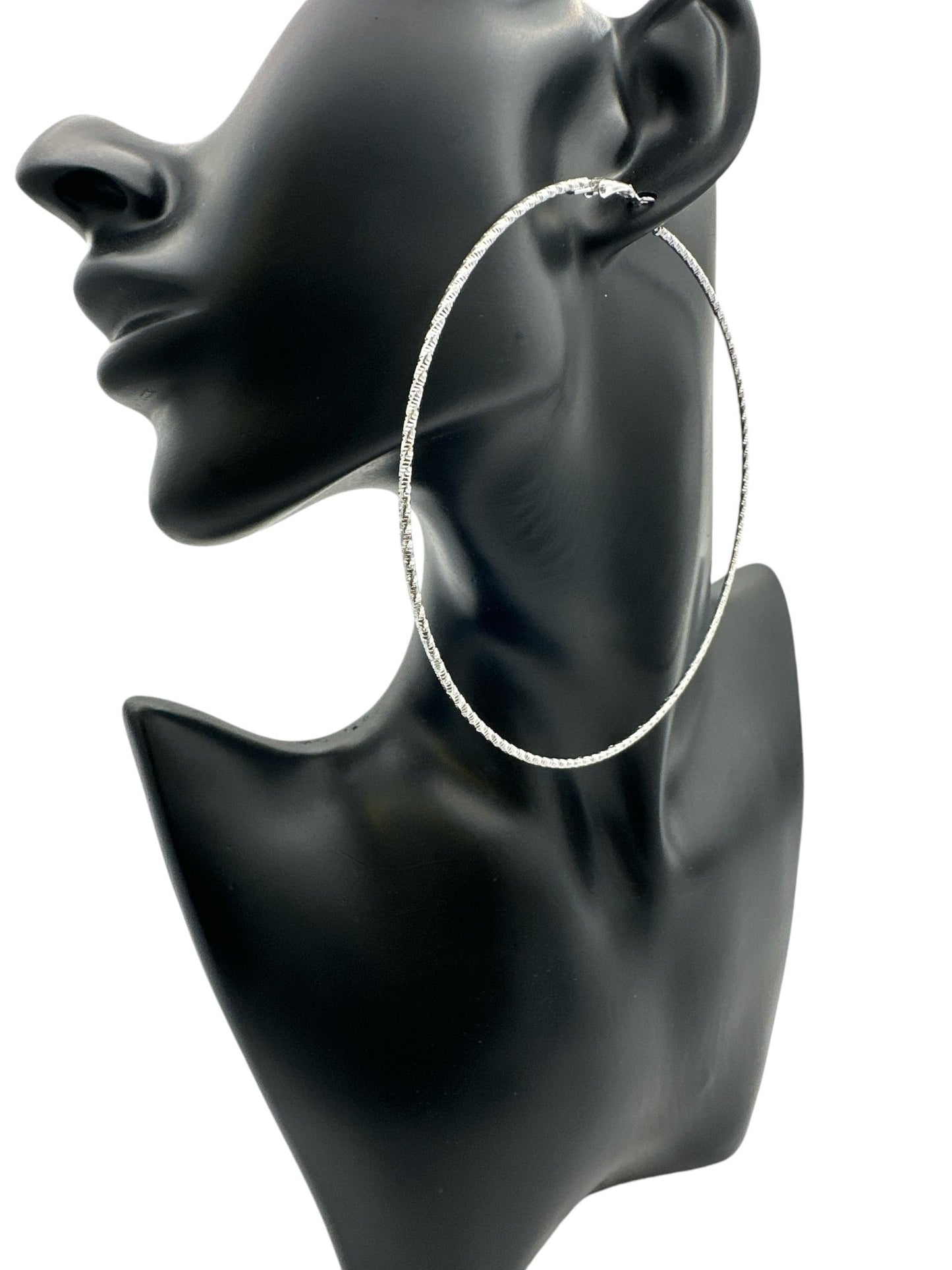 10cm Lightweight Hoop Earrings - Fatisha Boutique