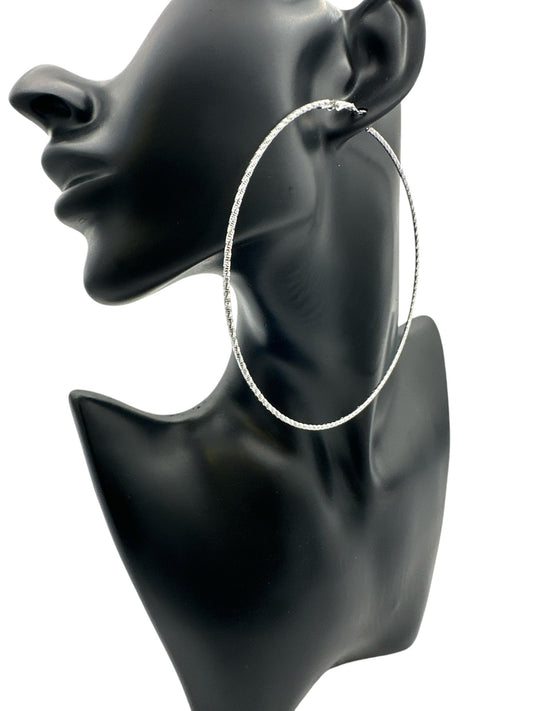 10cm Lightweight Hoop Earrings - Fatisha Boutique