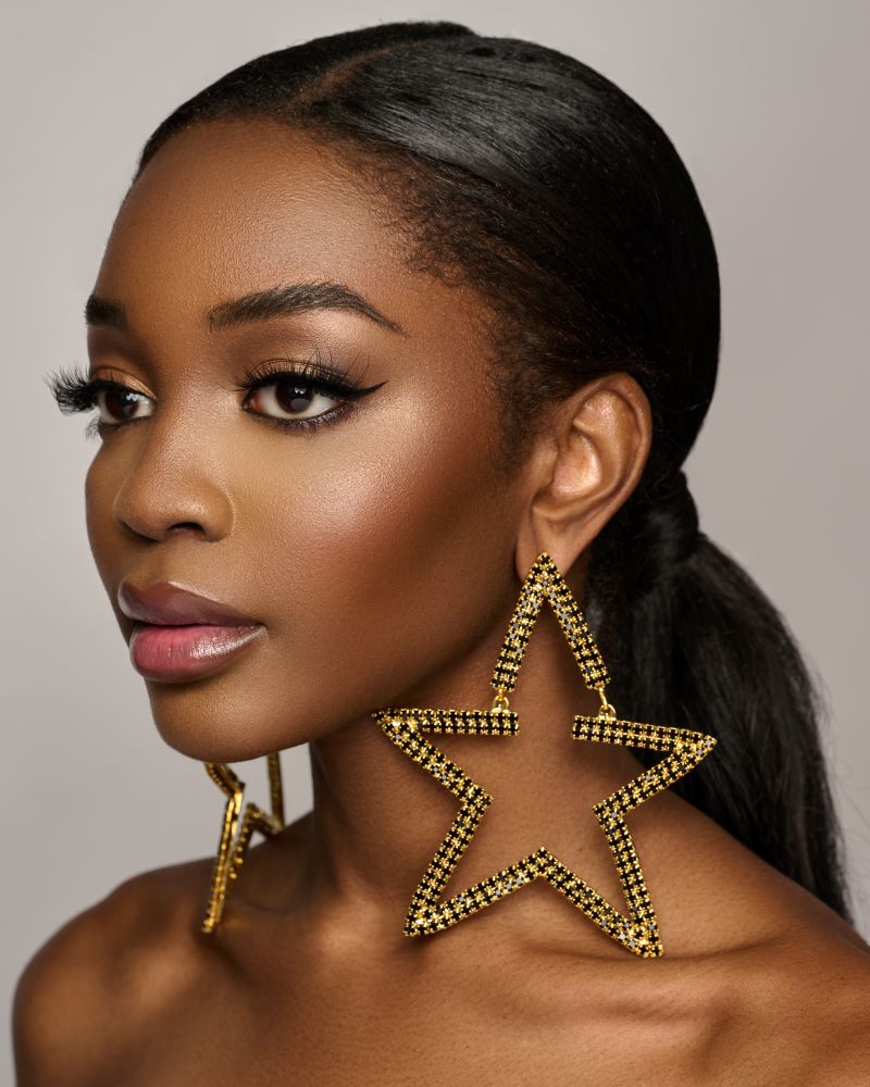 Large Oversized Triangle Statement Hoop Earrings