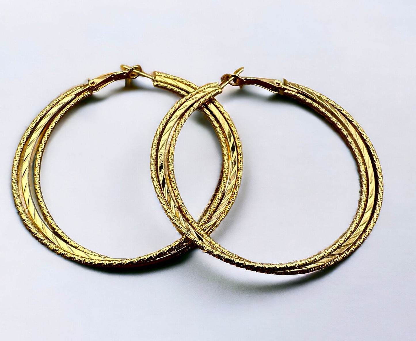 6CM Elegant Statement Hoop Earrings - Fatisha Boutique