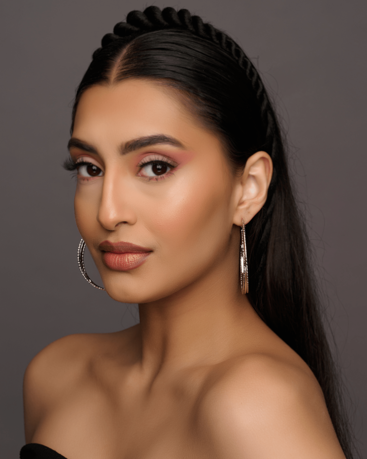 6CM Elegant Statement Hoop Earrings - Fatisha Boutique