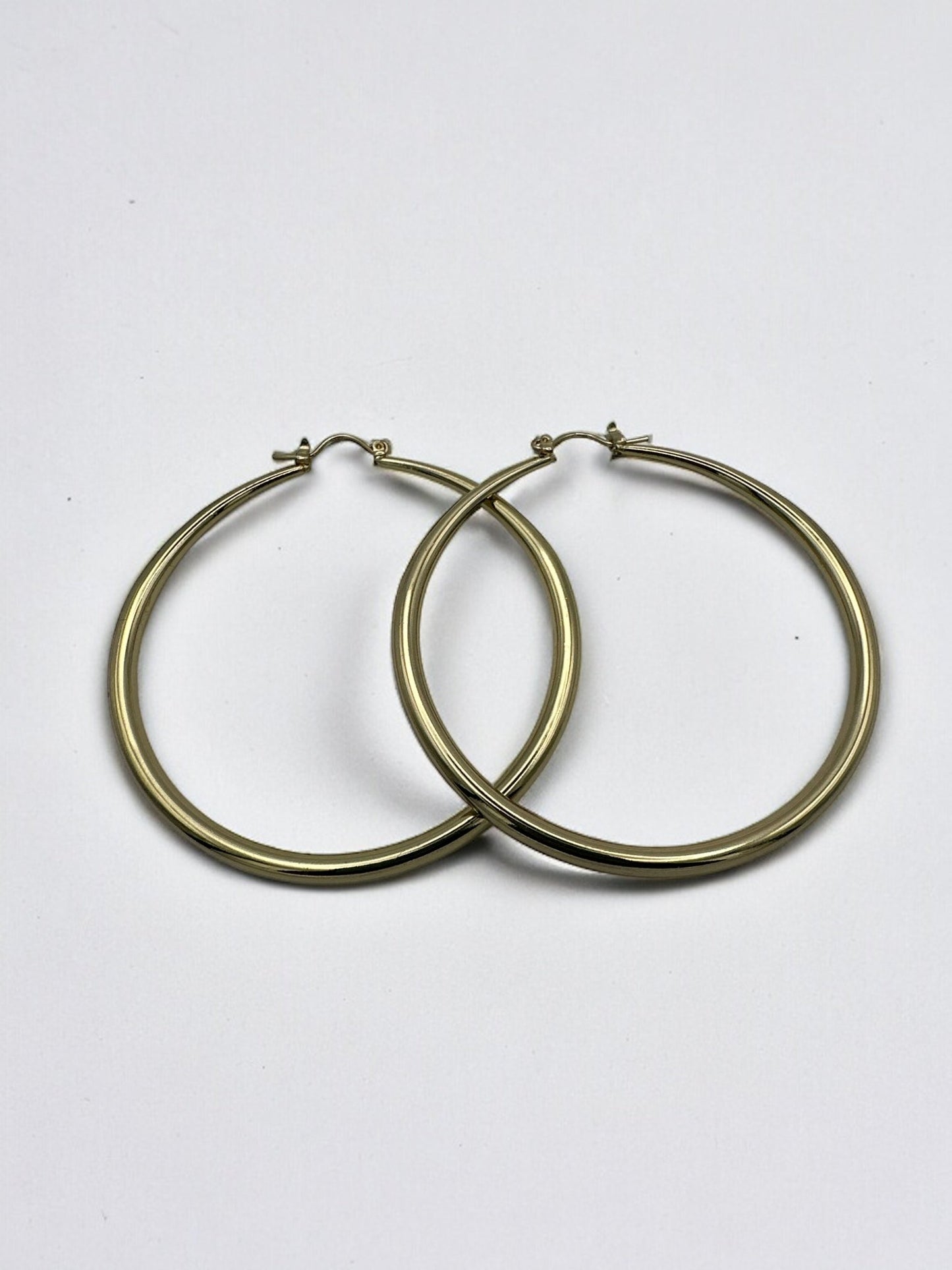 7CM Chunky Gold Statement Hoop Earrings - Fatisha Boutique
