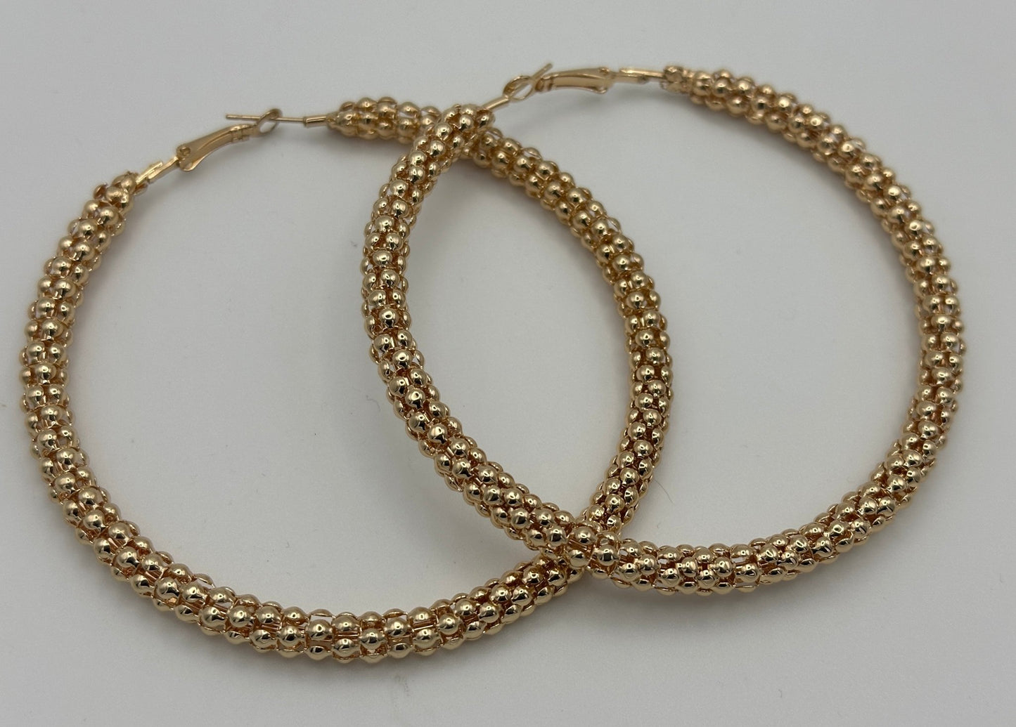 7CM Thick Chunky Statement Hoop Earrings - Fatisha Boutique