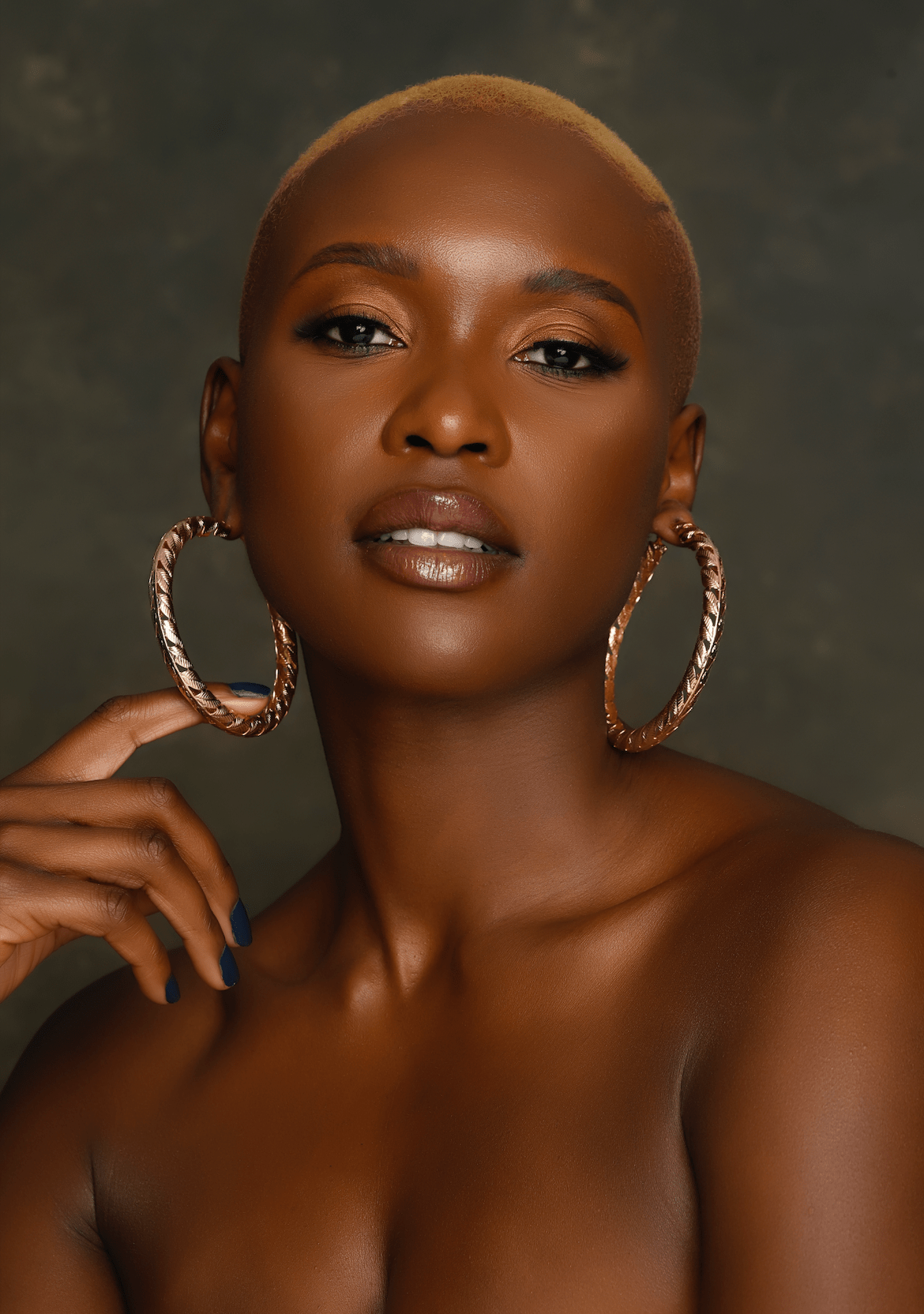 8CM Lightweight Chunky Thick Statement Hoop Earrings - Fatisha Boutique