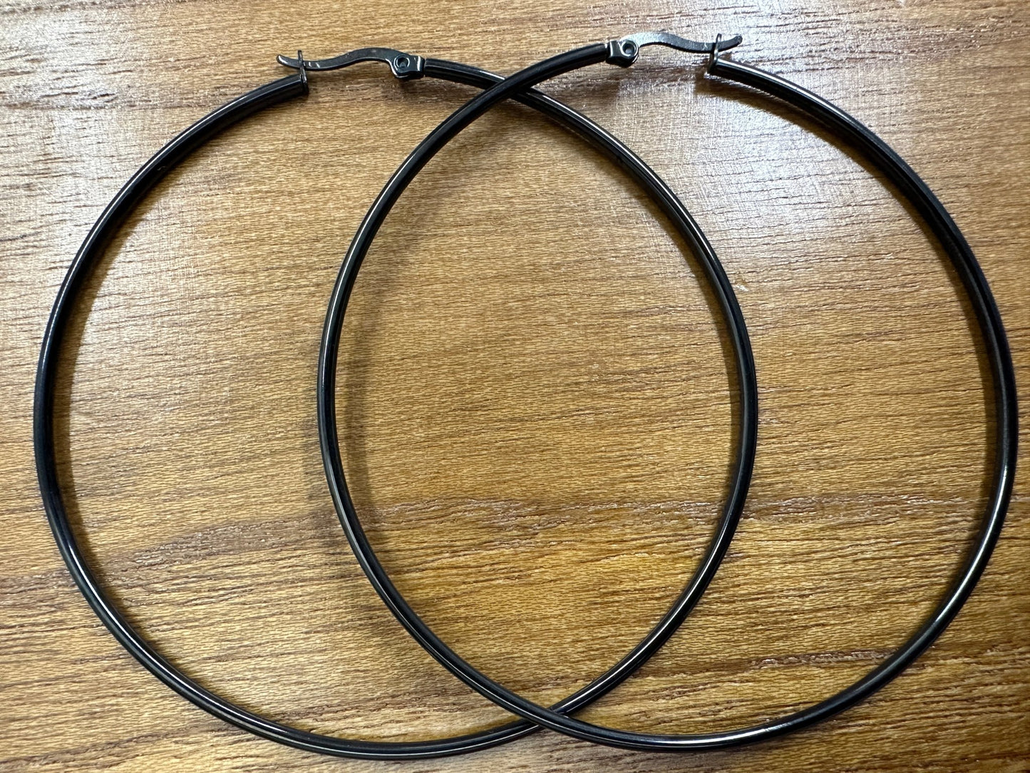 8CM Stainless Steel Statement Hoop Earrings - Fatisha Boutique