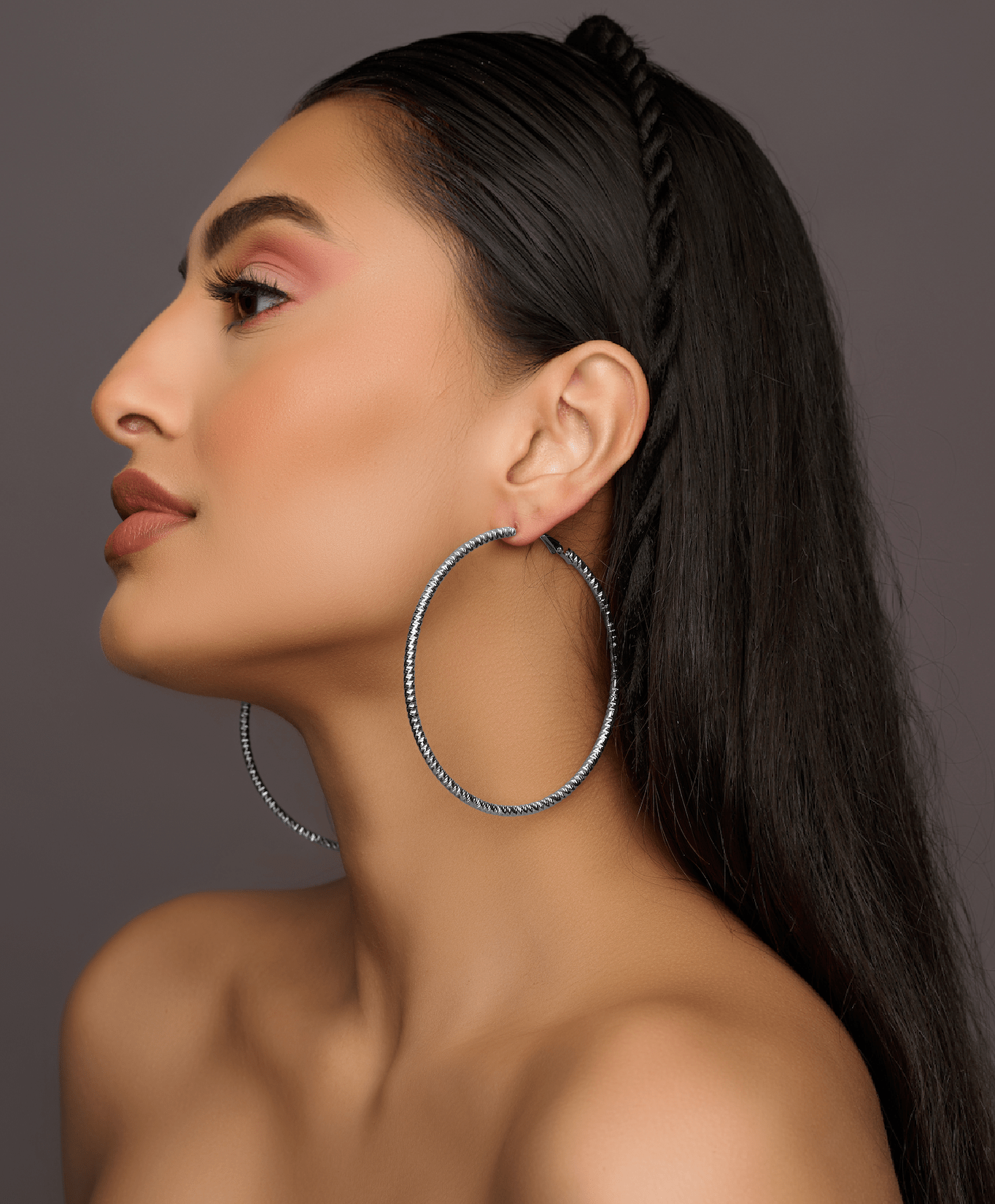8CM Statement Hoop Earrings - Fatisha Boutique