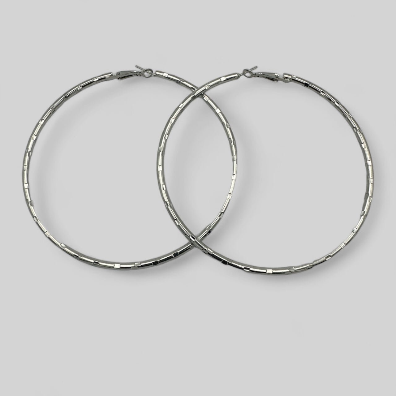 9CM Round Hoops Statement Hoop Earrings - Fatisha Boutique