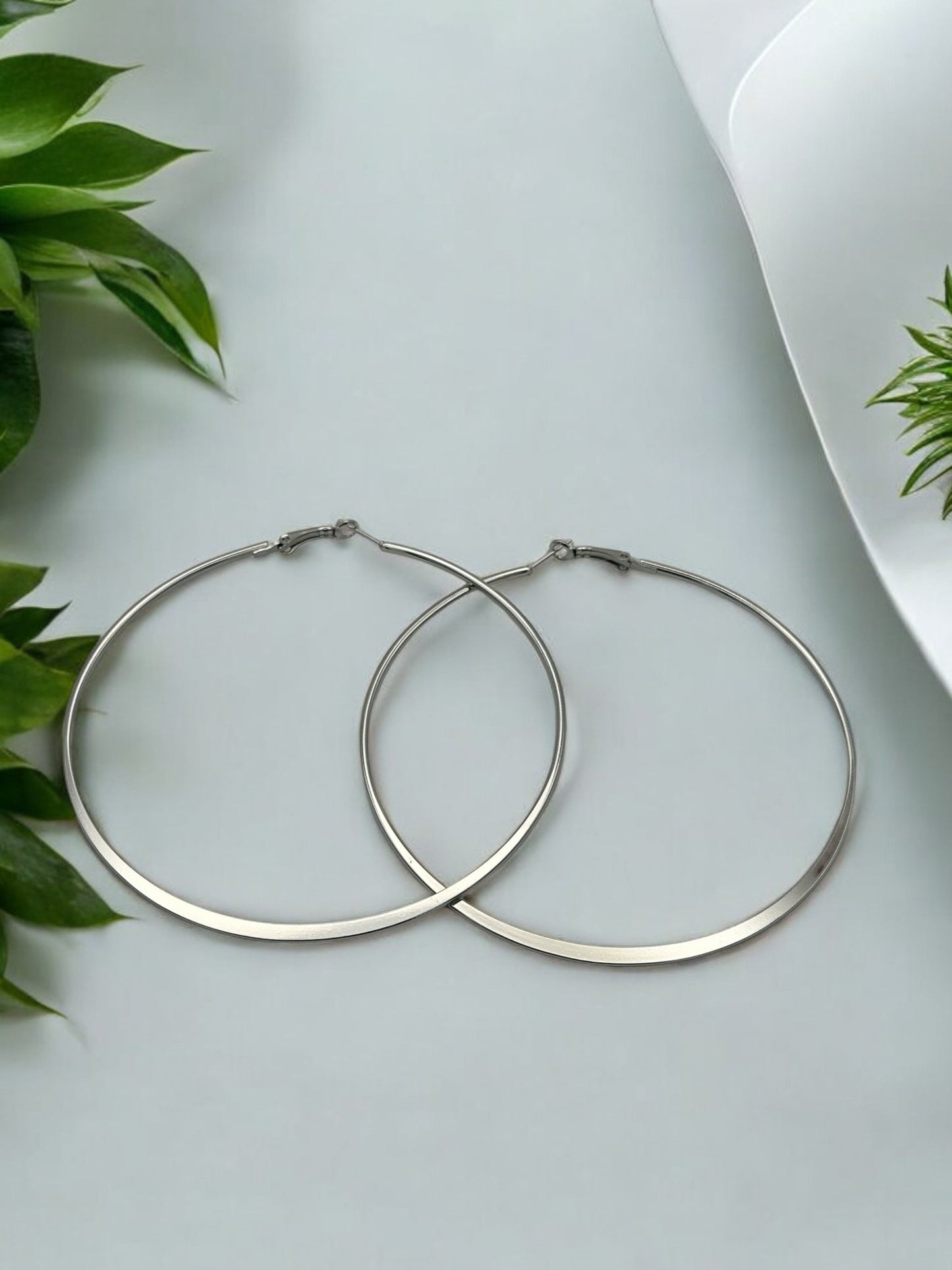 9cm Statement Hoop Earrings - Fatisha Boutique