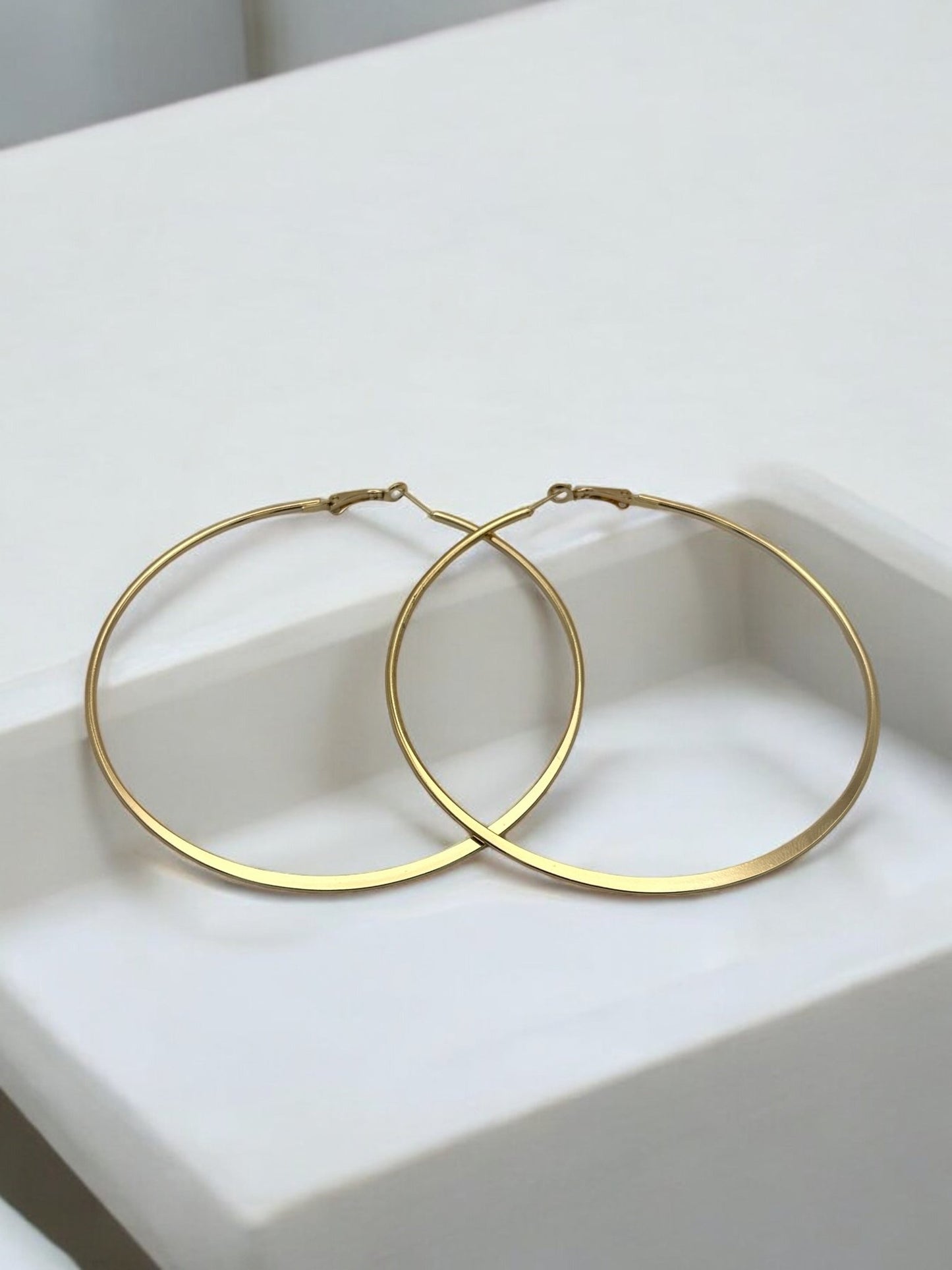 9cm Statement Hoop Earrings - Fatisha Boutique