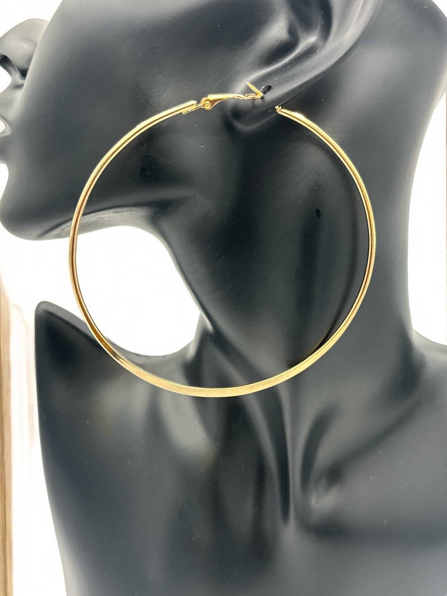 9cm Statement Hoop Earrings - Fatisha Boutique