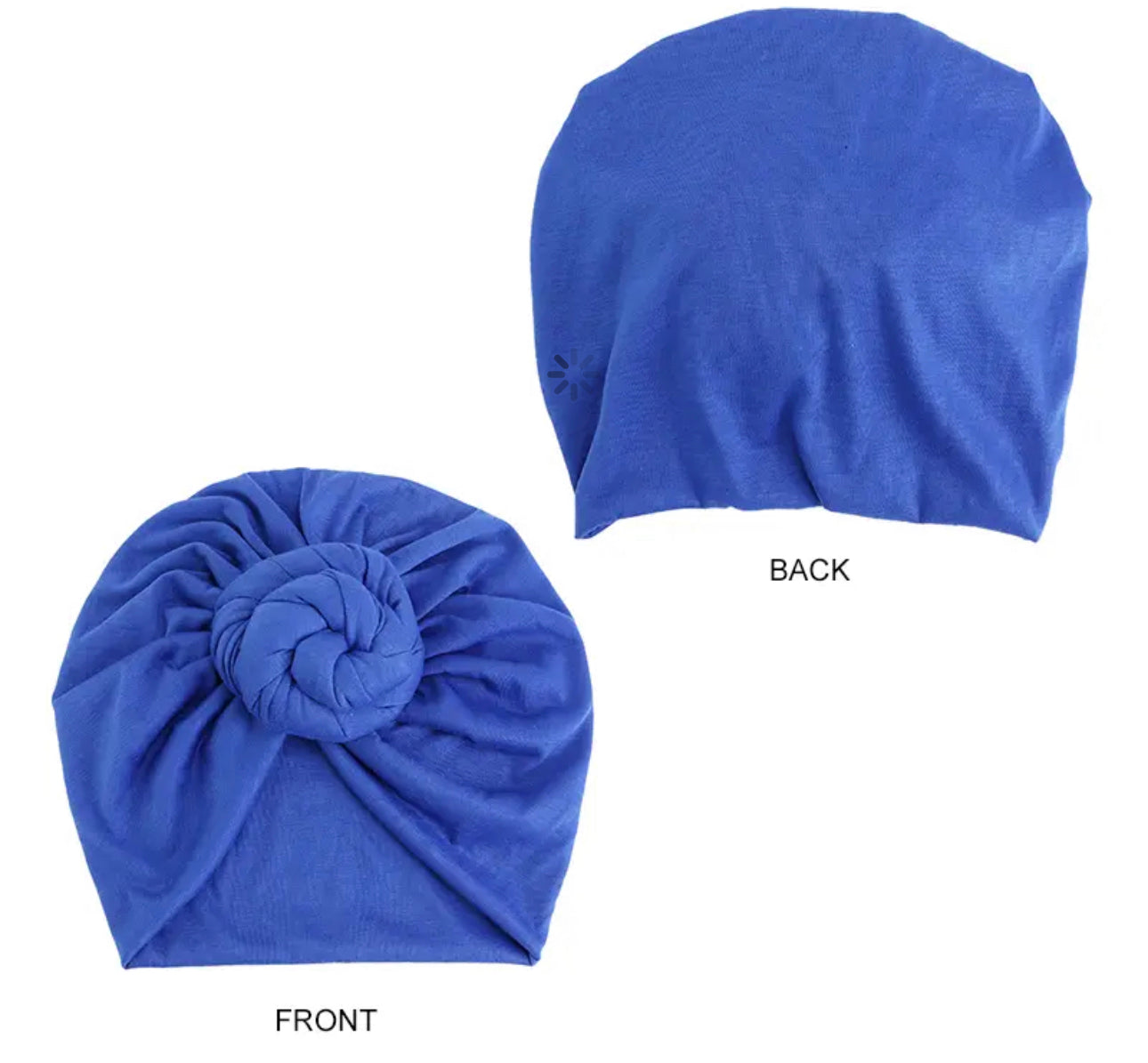 Pre-Tied Double Twisted Knot Stretch Soft Fabric Ready to Wear Turban Caps