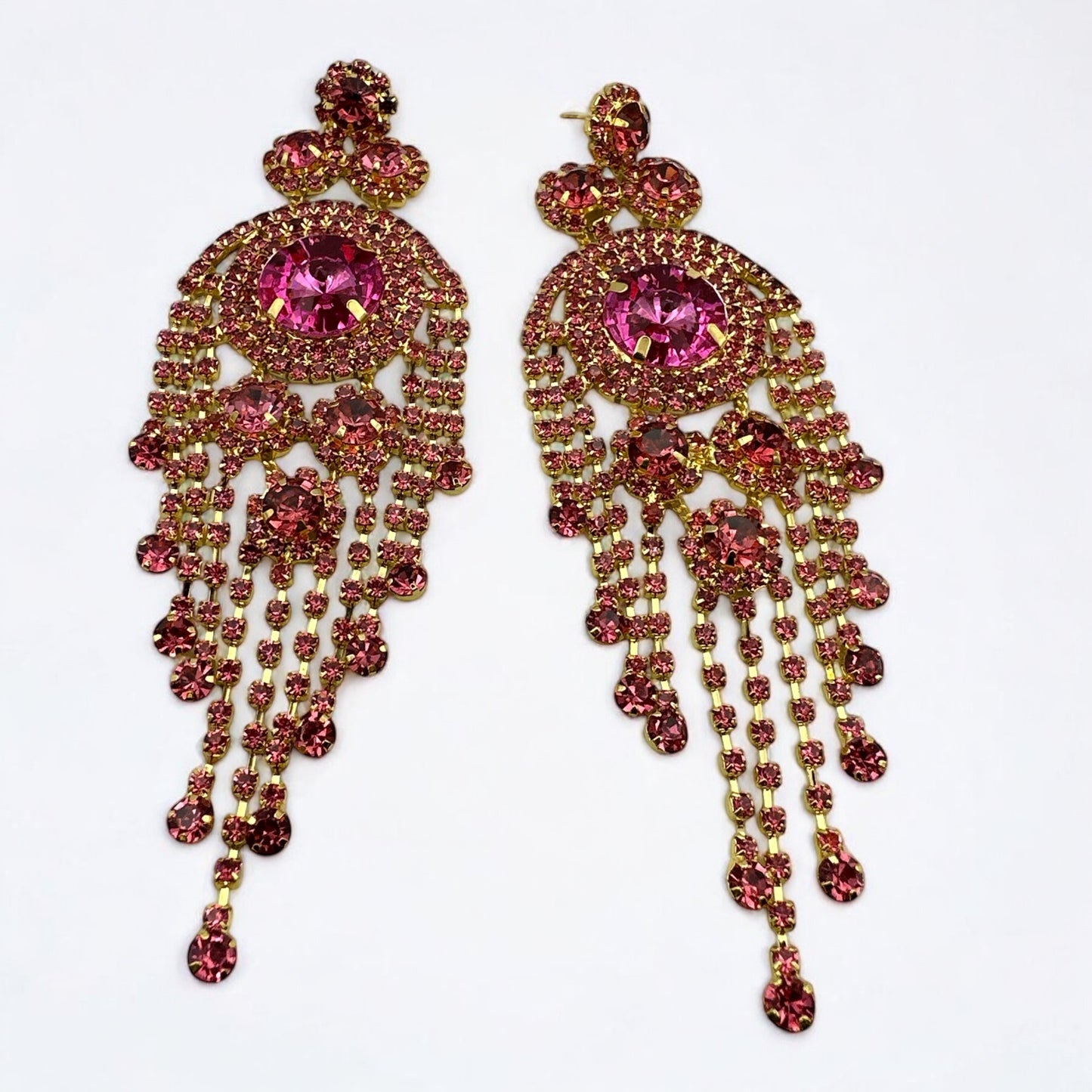 Glamorous Luxury Chandelier Earrings – Crystal Drop Statement Sparkle