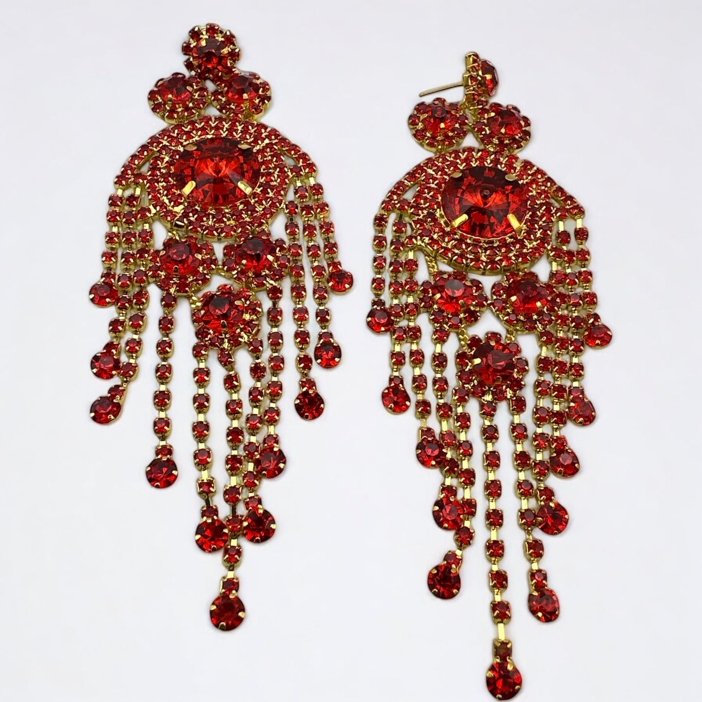 Glamorous Luxury Chandelier Earrings – Crystal Drop Statement Sparkle