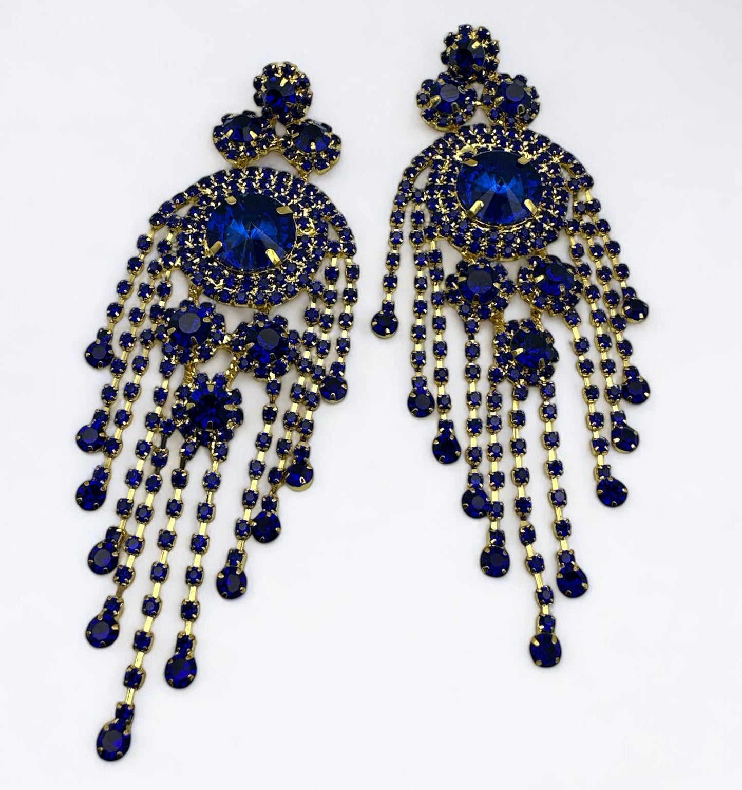 Glamorous Luxury Chandelier Earrings – Crystal Drop Statement Sparkle