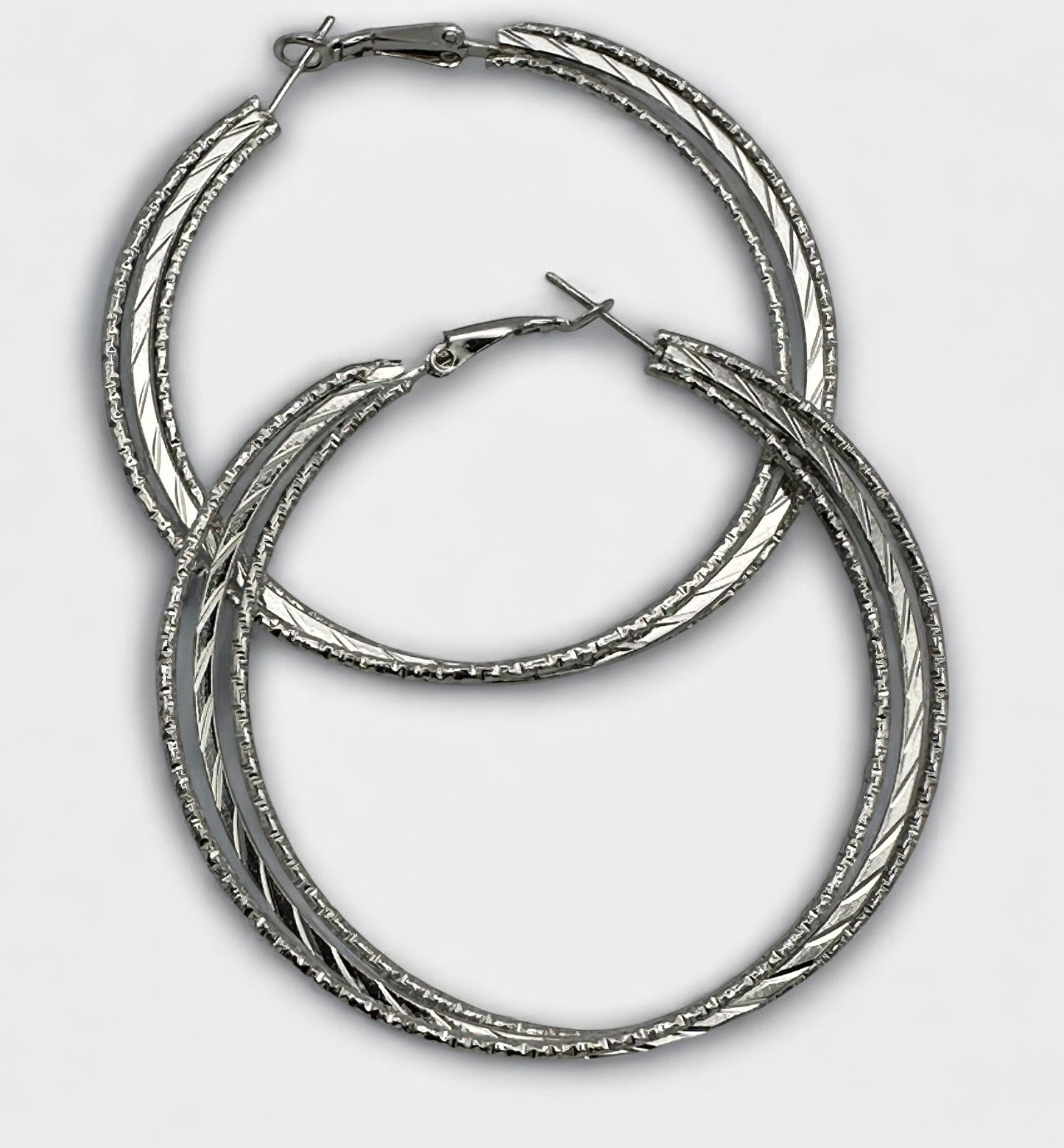 6CM Elegant Hoop Earrings – Medium Summer Boho Statement Jewellery in Gold & Silver - Fatisha Boutique #