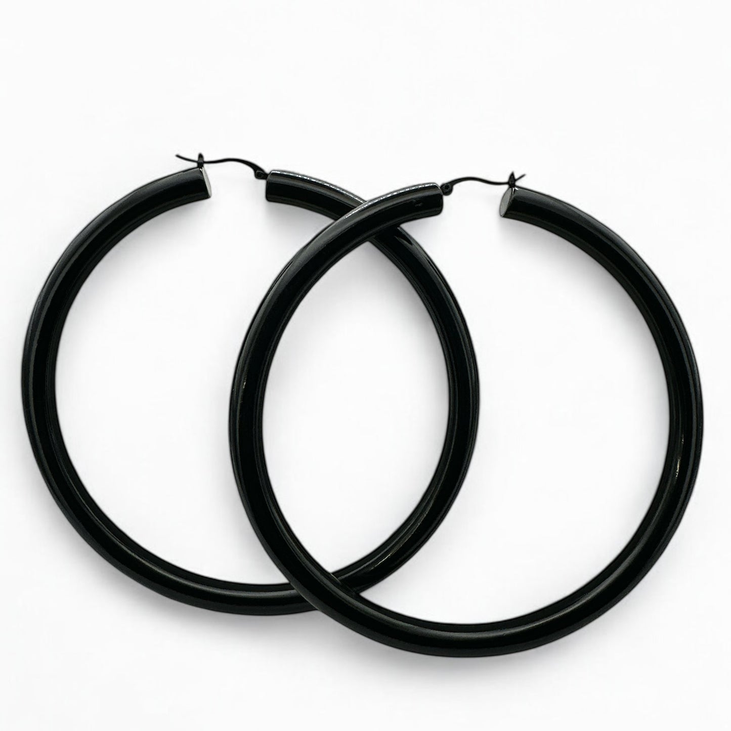 Oversized Big Statement Hoop Earrings – Bold Gold, Silver & Black Hoops for Women - Fatisha Boutique #