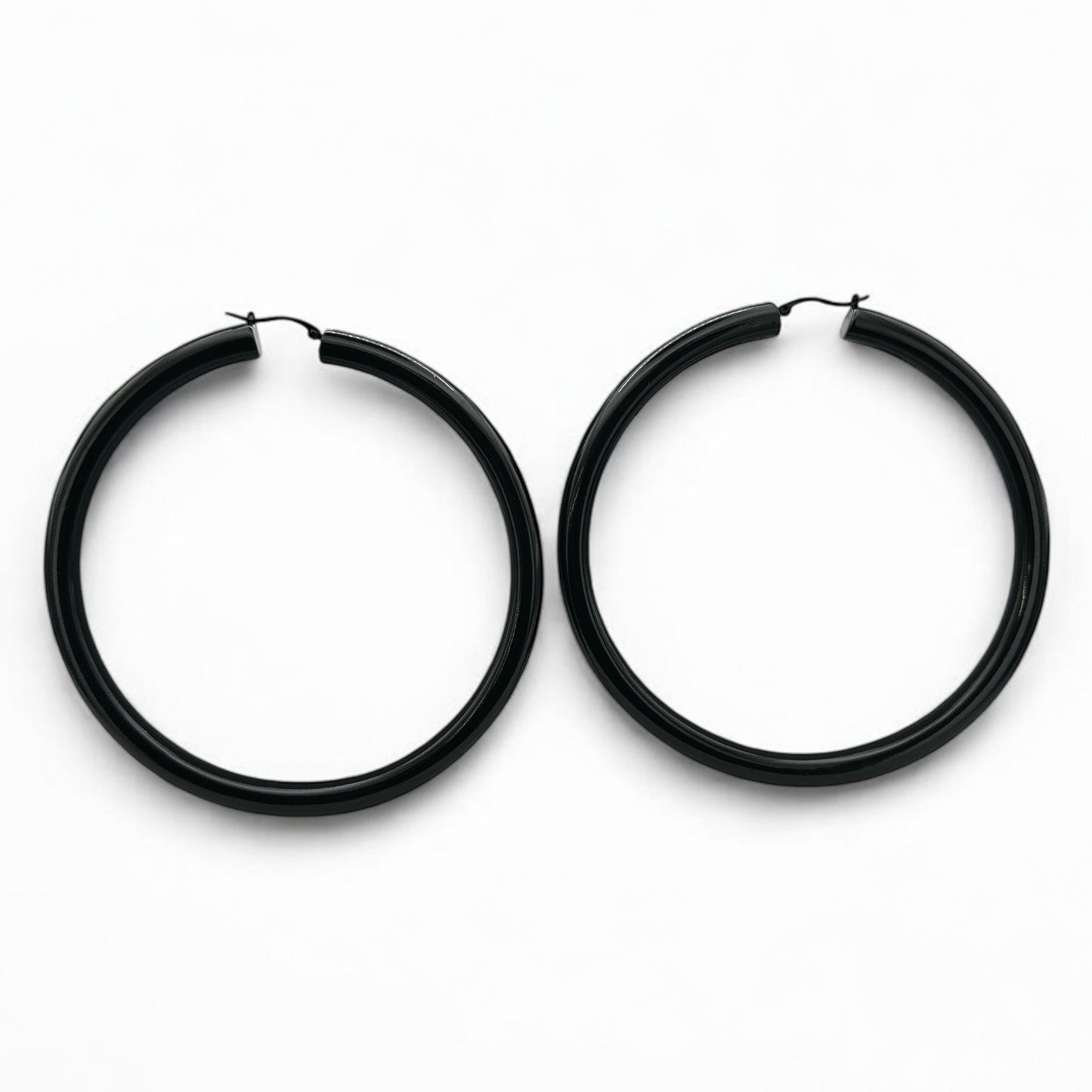 Oversized Big Statement Hoop Earrings – Bold Gold, Silver & Black Hoops for Women - Fatisha Boutique #