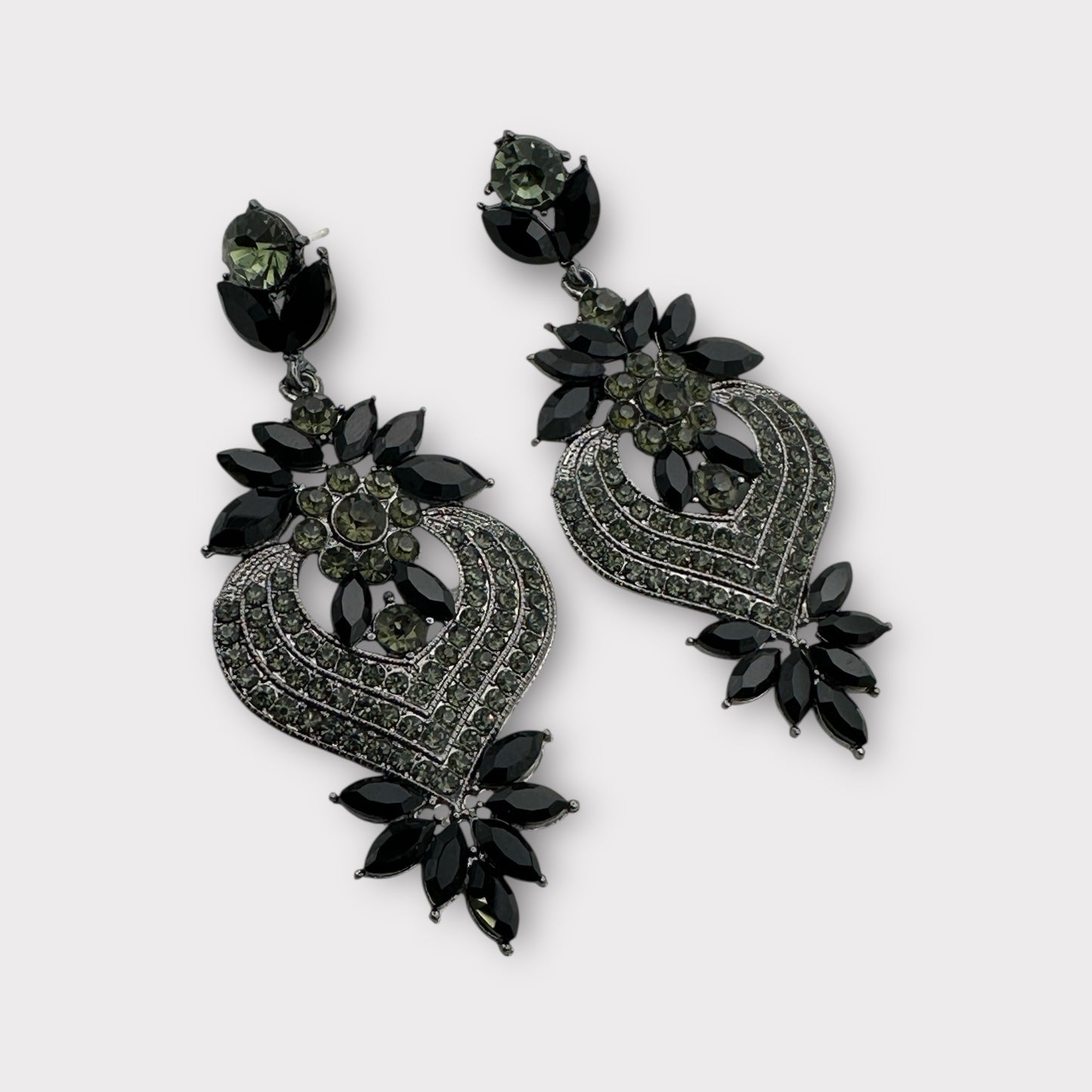 Statement Crystal Drop Earrings – Luxury Bridal & Evening Wear | Fatisha Boutique - Fatisha Boutique #