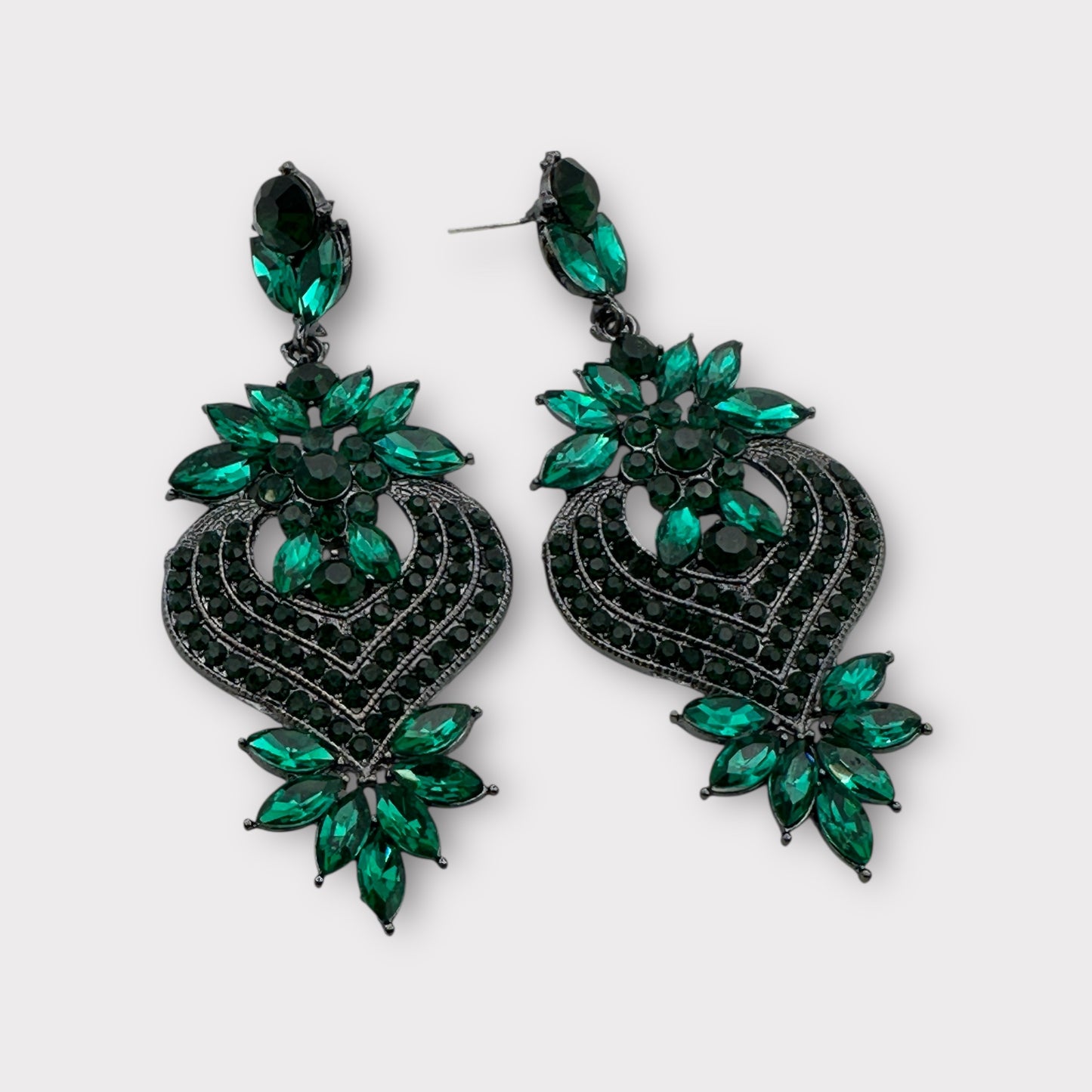 Statement Crystal Drop Earrings – Luxury Bridal & Evening Wear | Fatisha Boutique - Fatisha Boutique #