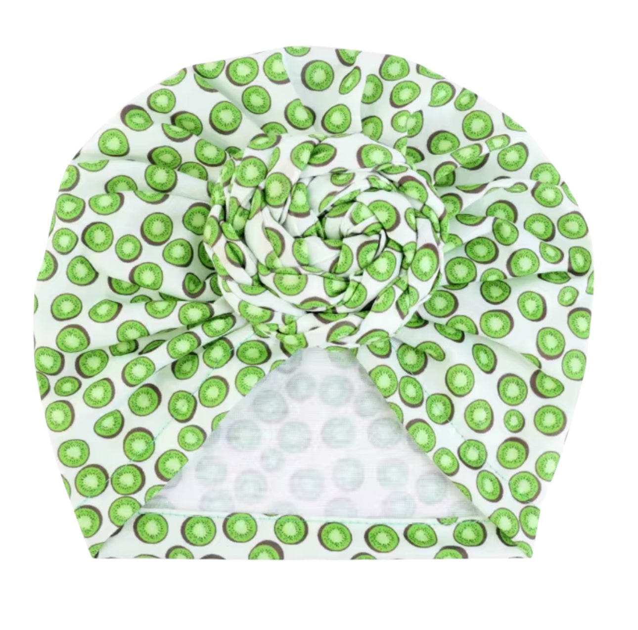 Pre-Tied Baby Turban Caps – Stretchy Cotton Caps for Girls (0–3 Yrs)