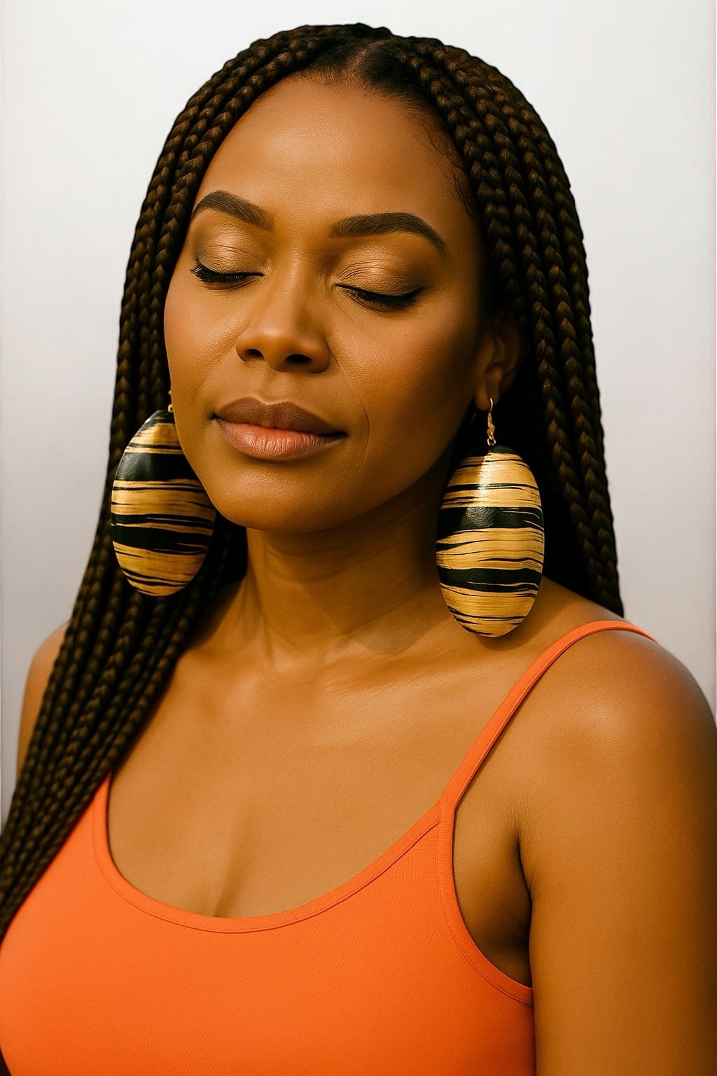 Handcrafted Wooden Earrings Collection – Boho, Ethnic, Lightweight, Eco-Friendly Jewellery - Fatisha Boutique #