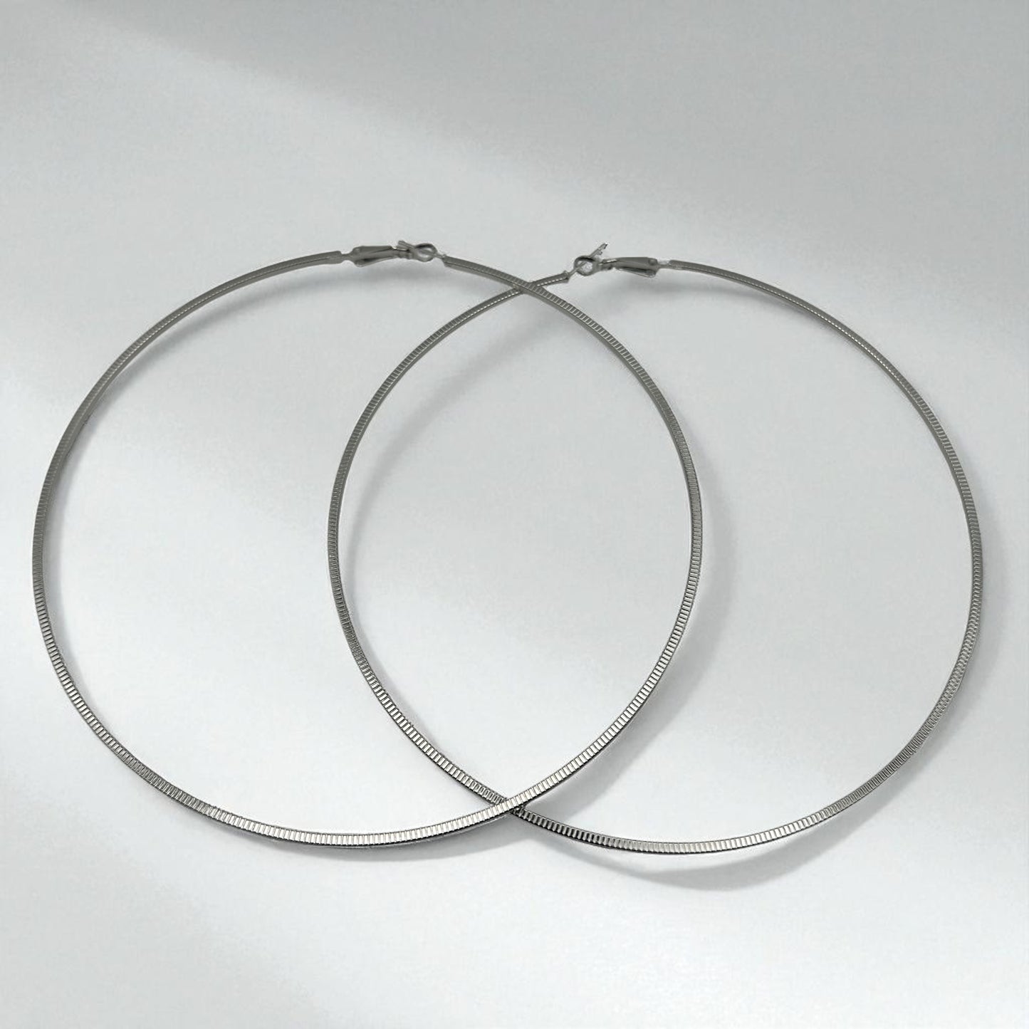 12CM Oversized Extra Large Statement Hoop Earrings – Bold Fashion Jewellery - Fatisha Boutique #