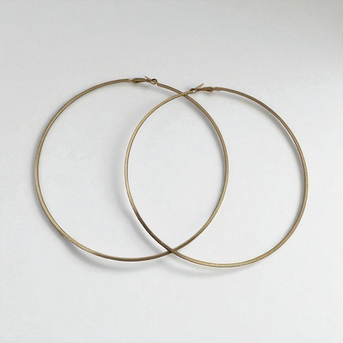 12CM Oversized Extra Large Statement Hoop Earrings – Bold Fashion Jewellery - Fatisha Boutique #