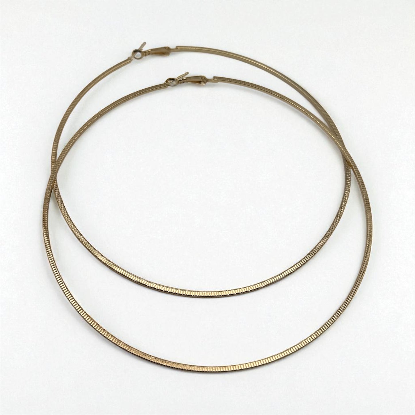 12CM Oversized Extra Large Statement Hoop Earrings – Bold Fashion Jewellery - Fatisha Boutique #