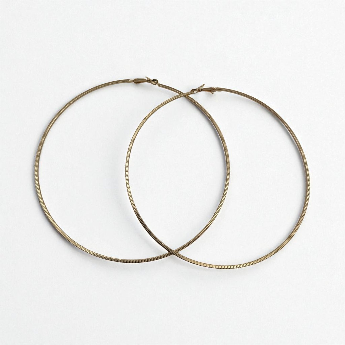 12CM Oversized Extra Large Statement Hoop Earrings – Bold Fashion Jewellery - Fatisha Boutique #