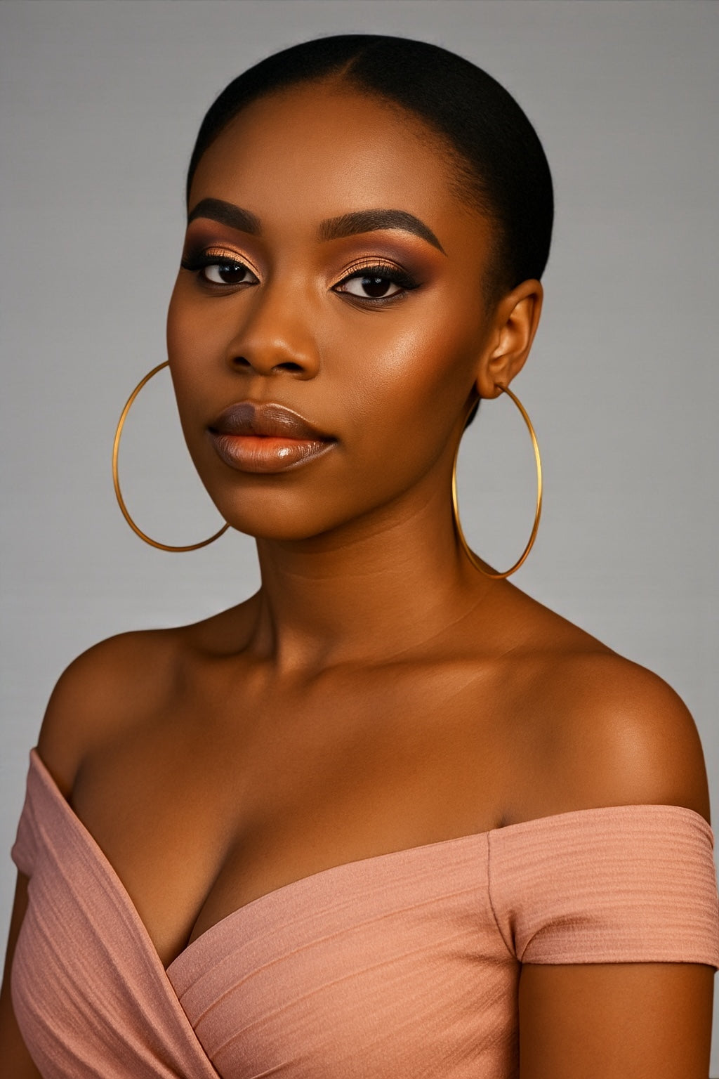 10CM Trendy Style Big Hoop Earrings – Available in Silver & Gold - Fatisha Boutique #