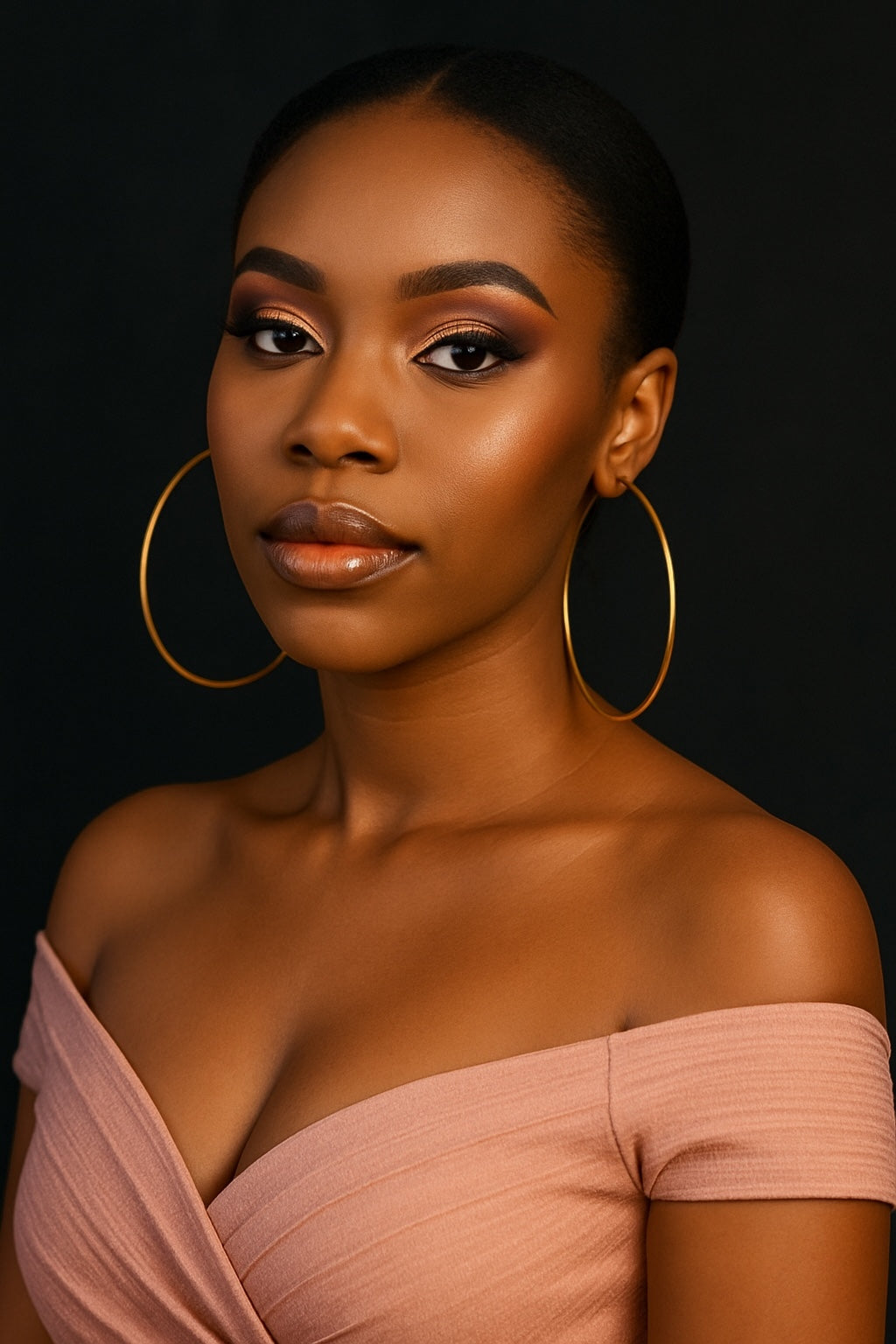 10CM Trendy Style Big Hoop Earrings – Available in Silver & Gold - Fatisha Boutique #