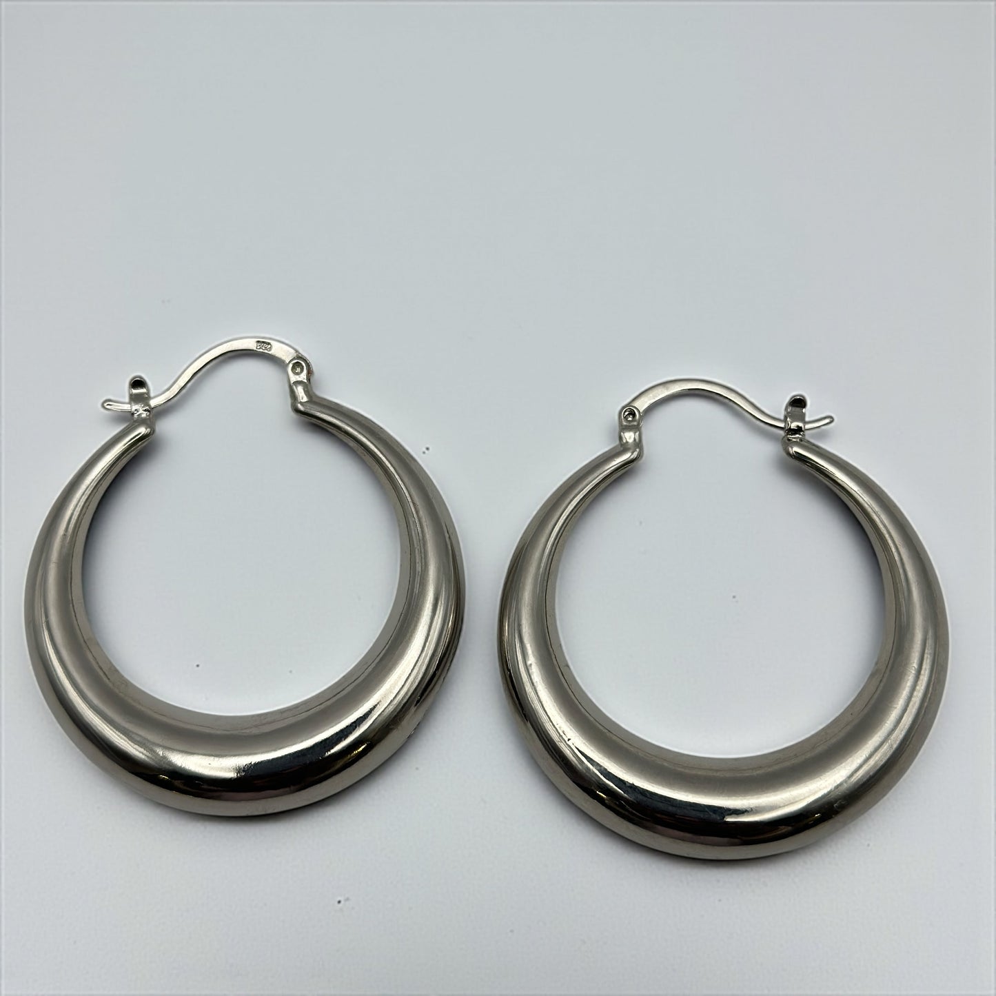 4CM Chunky Statement Hoop Earrings – Bold Gold & Silver Fashion Hoops - Fatisha Boutique #