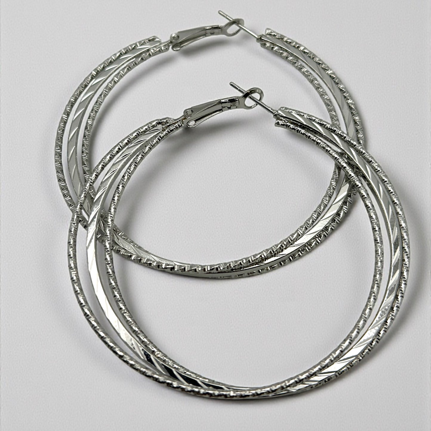 6CM Elegant Hoop Earrings – Medium Summer Boho Statement Jewellery in Gold & Silver - Fatisha Boutique #