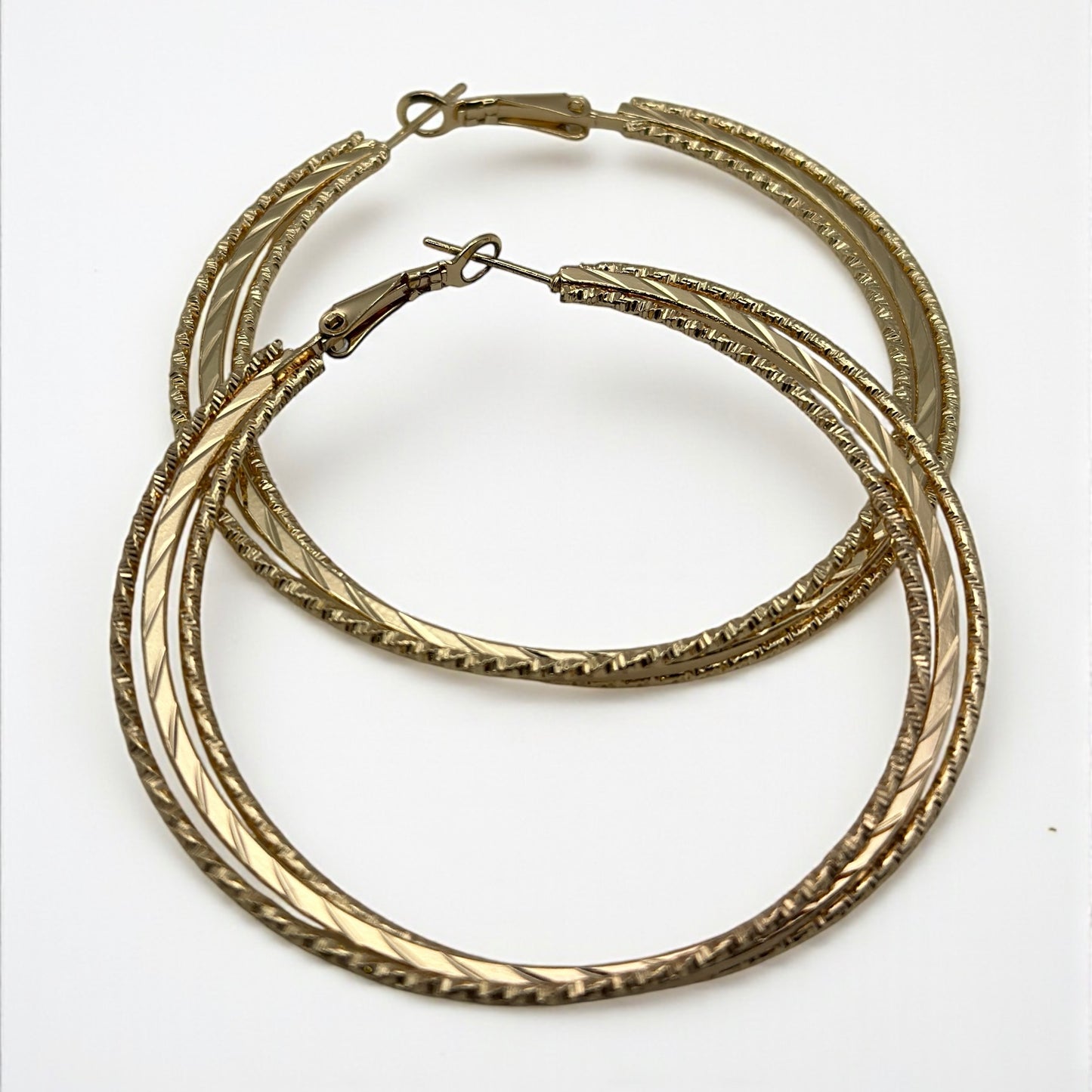6CM Elegant Hoop Earrings – Medium Summer Boho Statement Jewellery in Gold & Silver - Fatisha Boutique #