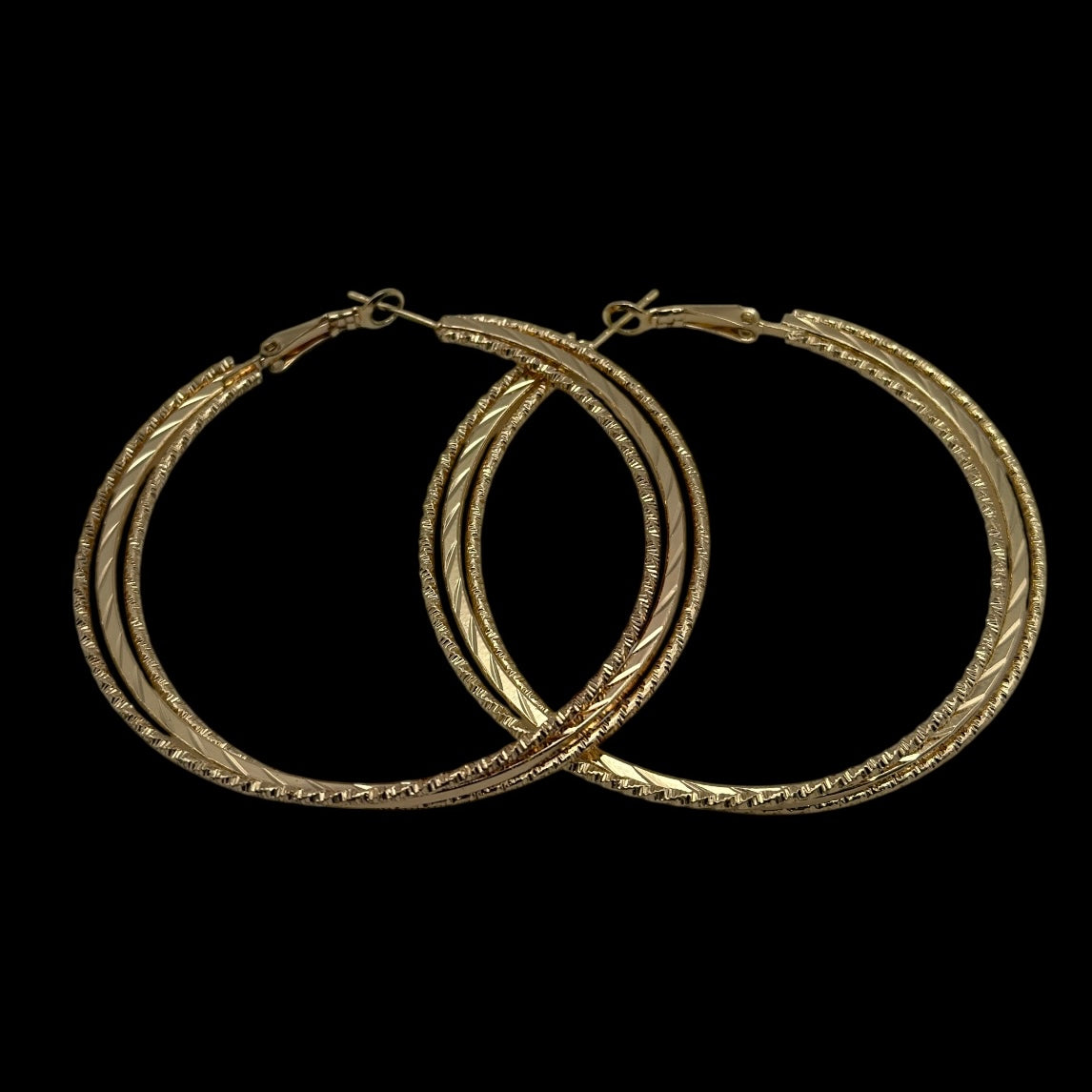 6CM Elegant Hoop Earrings – Medium Summer Boho Statement Jewellery in Gold & Silver - Fatisha Boutique #