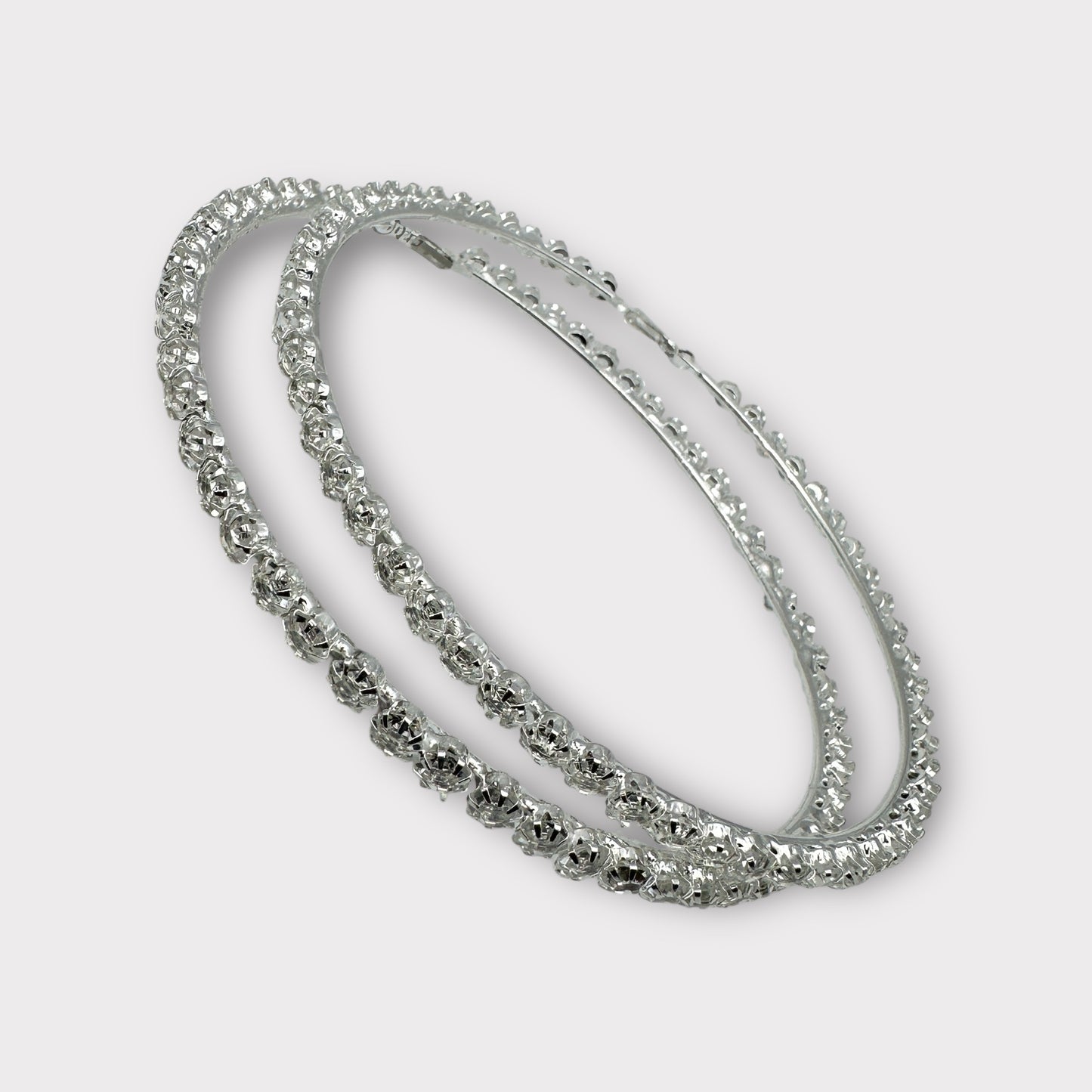 12CM Rhinestone Oversized Statement Hoop Earrings – Trendy Party Jewellery - Fatisha Boutique #