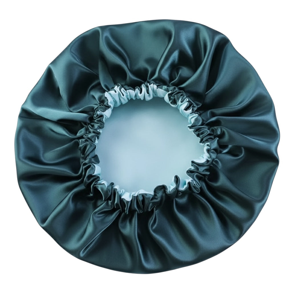 Double-Layered Reversible Satin Silk Bonnet Cap – Hair Protection Night Sleep Cap - Fatisha Boutique #