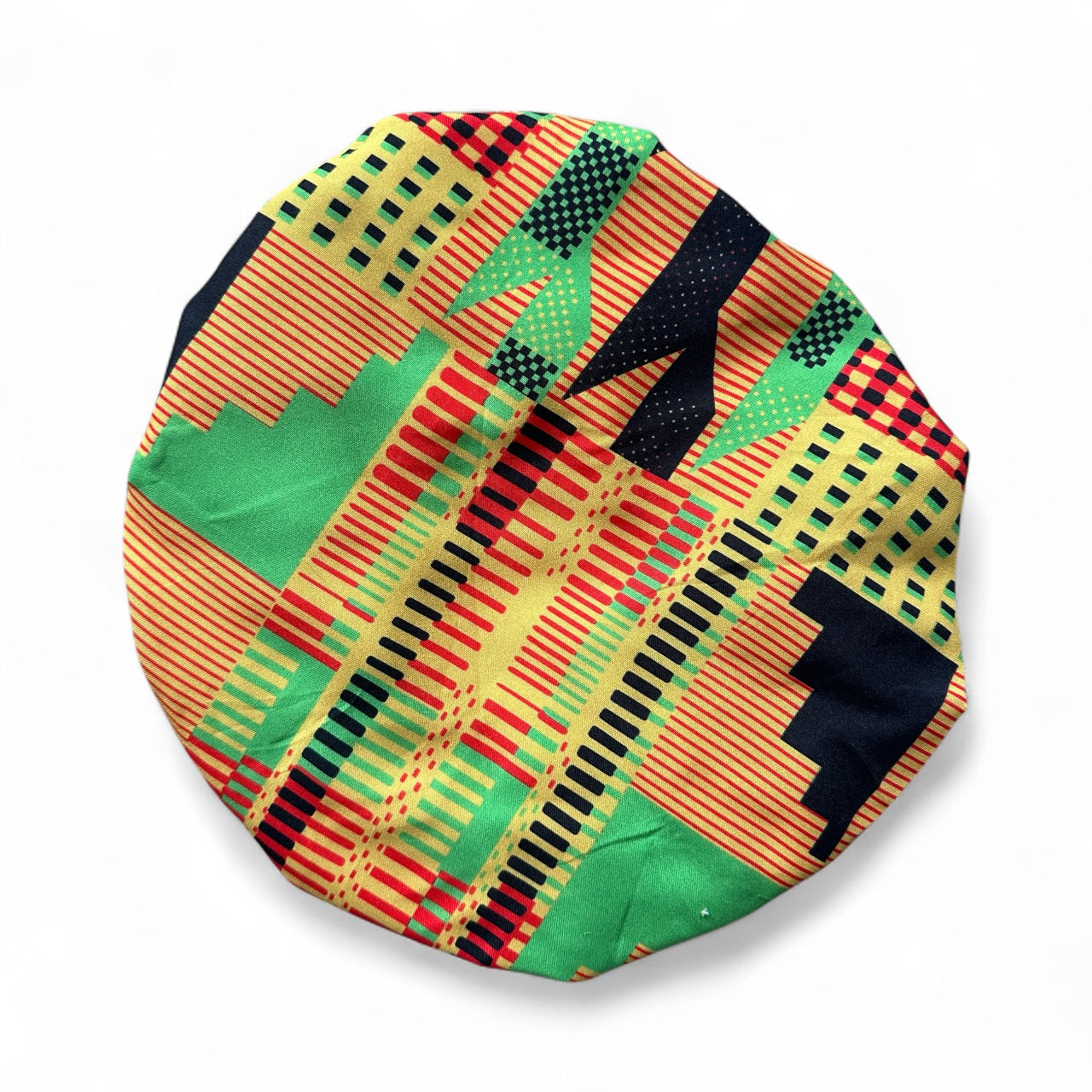 Kids Adjustable Satin Silk Bonnet Cap – Double-Layered Ankara Sleep Cap (Ages 1–5) - Fatisha Boutique #