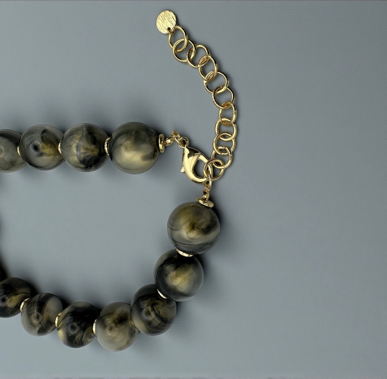 Bohemian Chunky Resin Beaded Statement Necklace & Earrings Set – Bold Fashion Jewellery for Women - Fatisha Boutique #