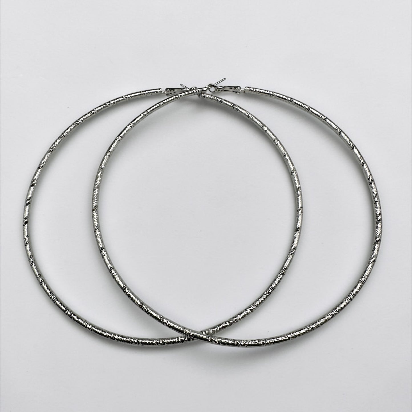 Oversized Chunky Hoop Earrings – 12cm Bold Statement Hoops | Gold or Silver | Fatisha Boutique - Fatisha Boutique #