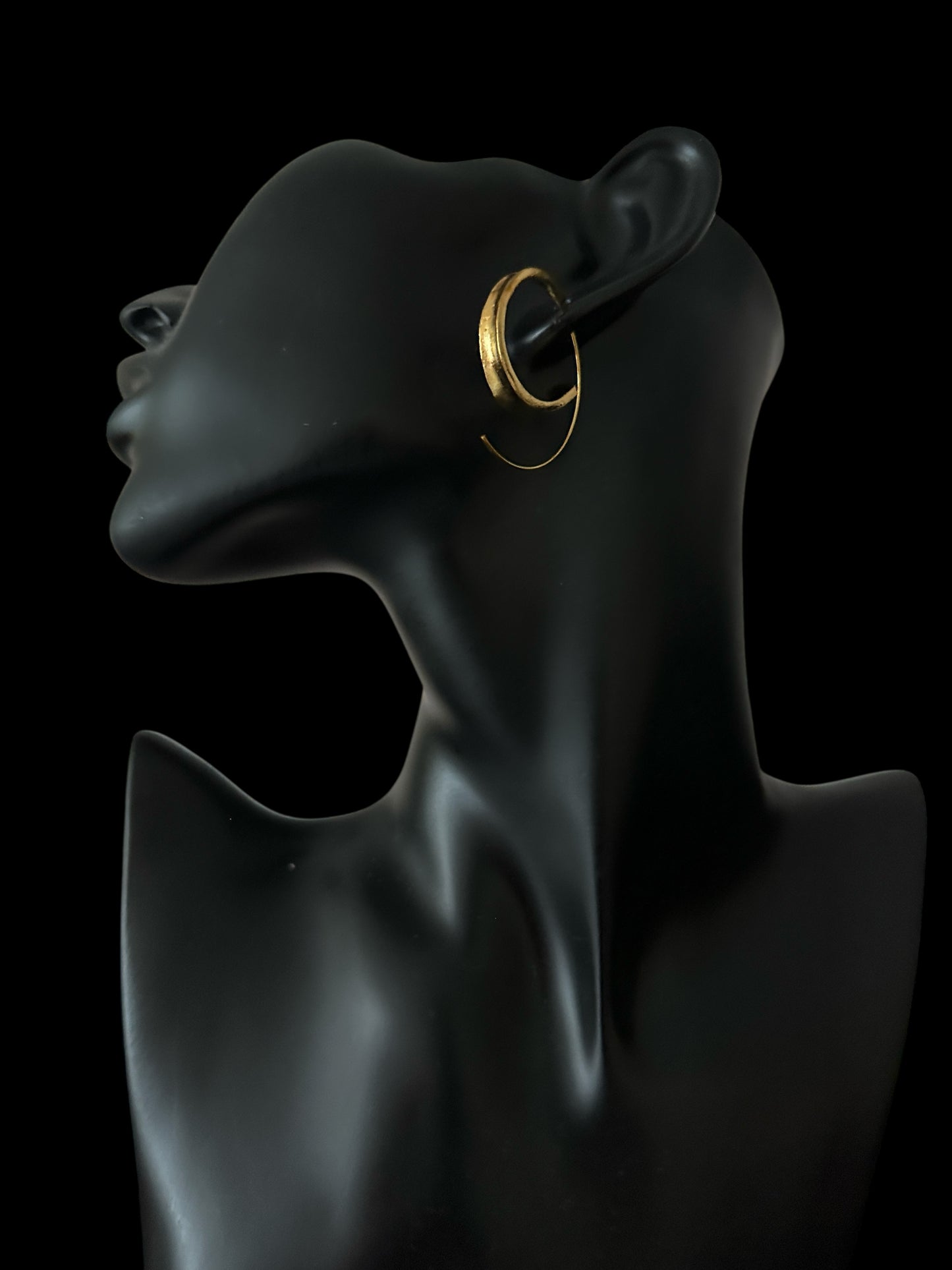 Lightweight Spiral Ethnic Boho Hoop Earrings