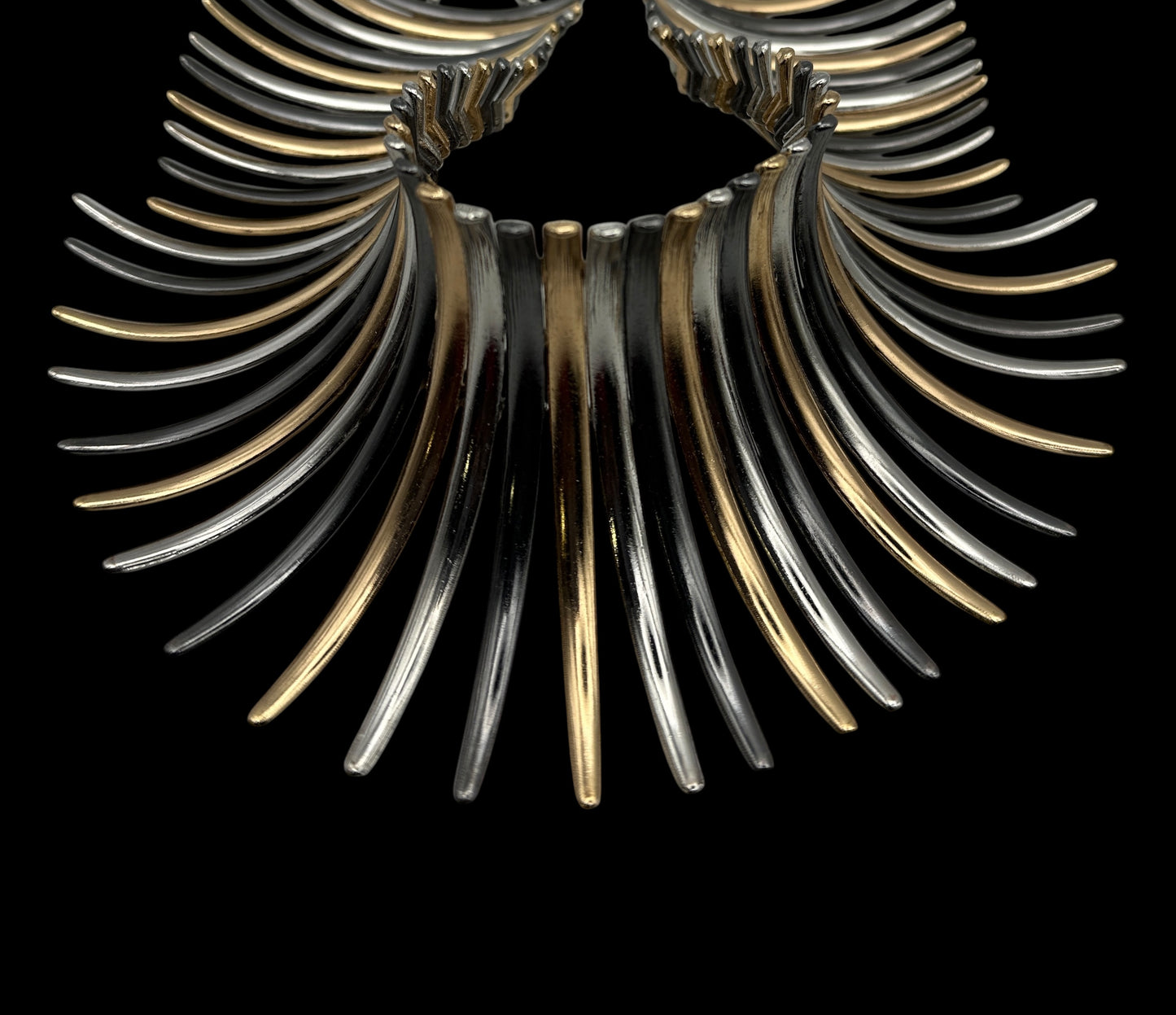 Bold Spike Collar Choker Statement Necklace