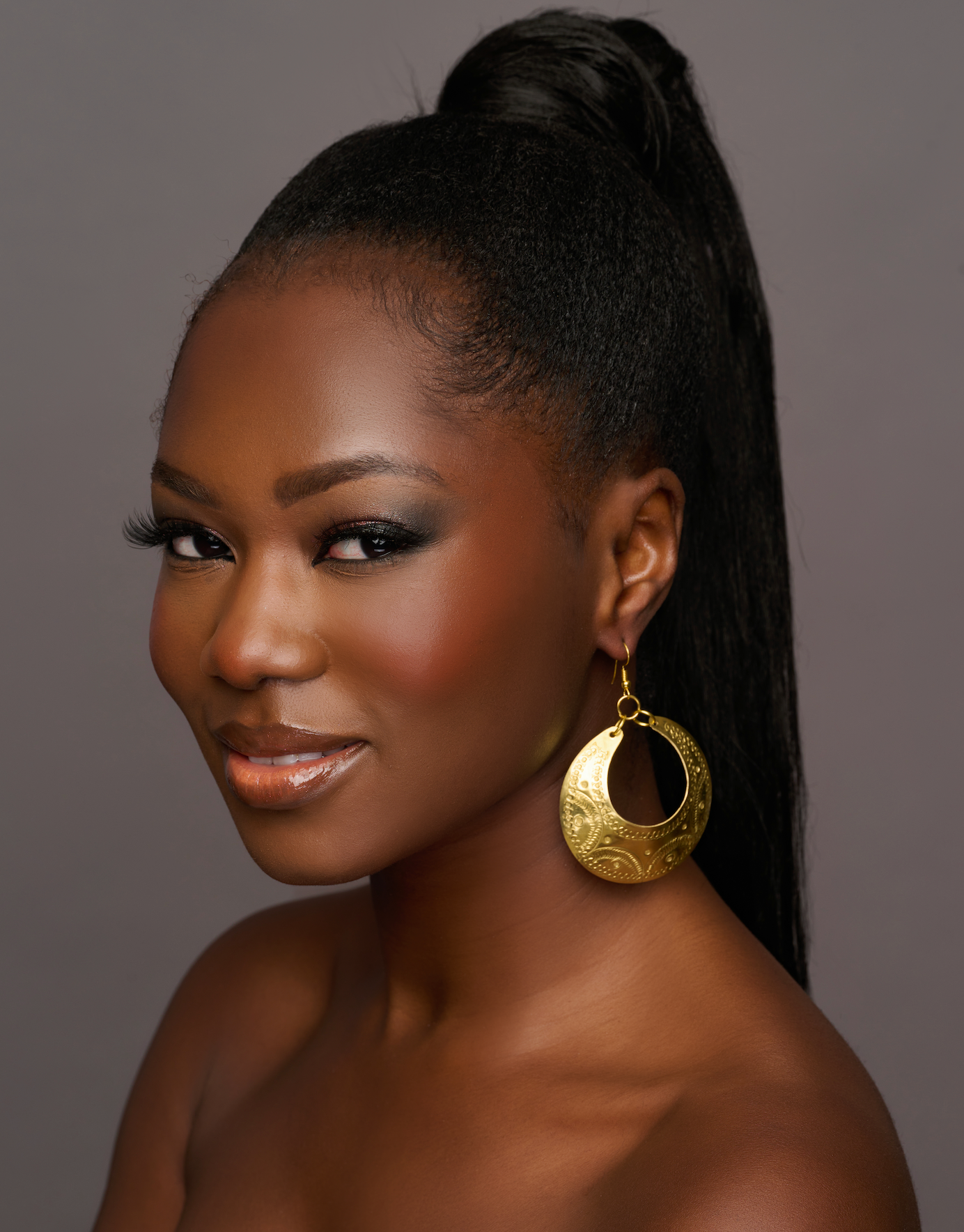 Engraved African Brass Earrings – Authentic Ethnic Dangle Jewellery - Fatisha Boutique #