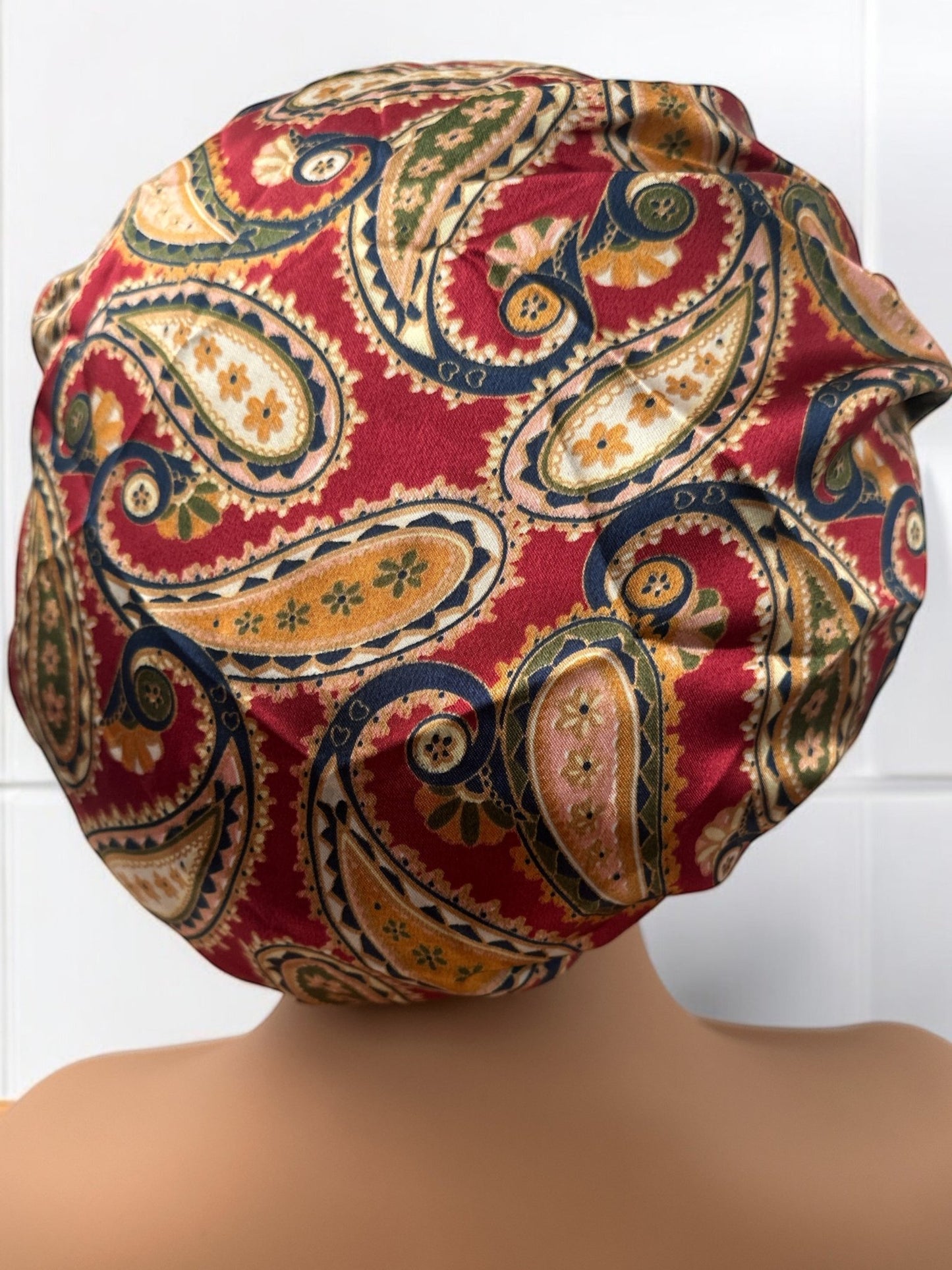 Adjustable Double - Layered Reversible Satin Silk Bonnet Cap – Premium Hair Protection Sleep Cap - Fatisha Boutique