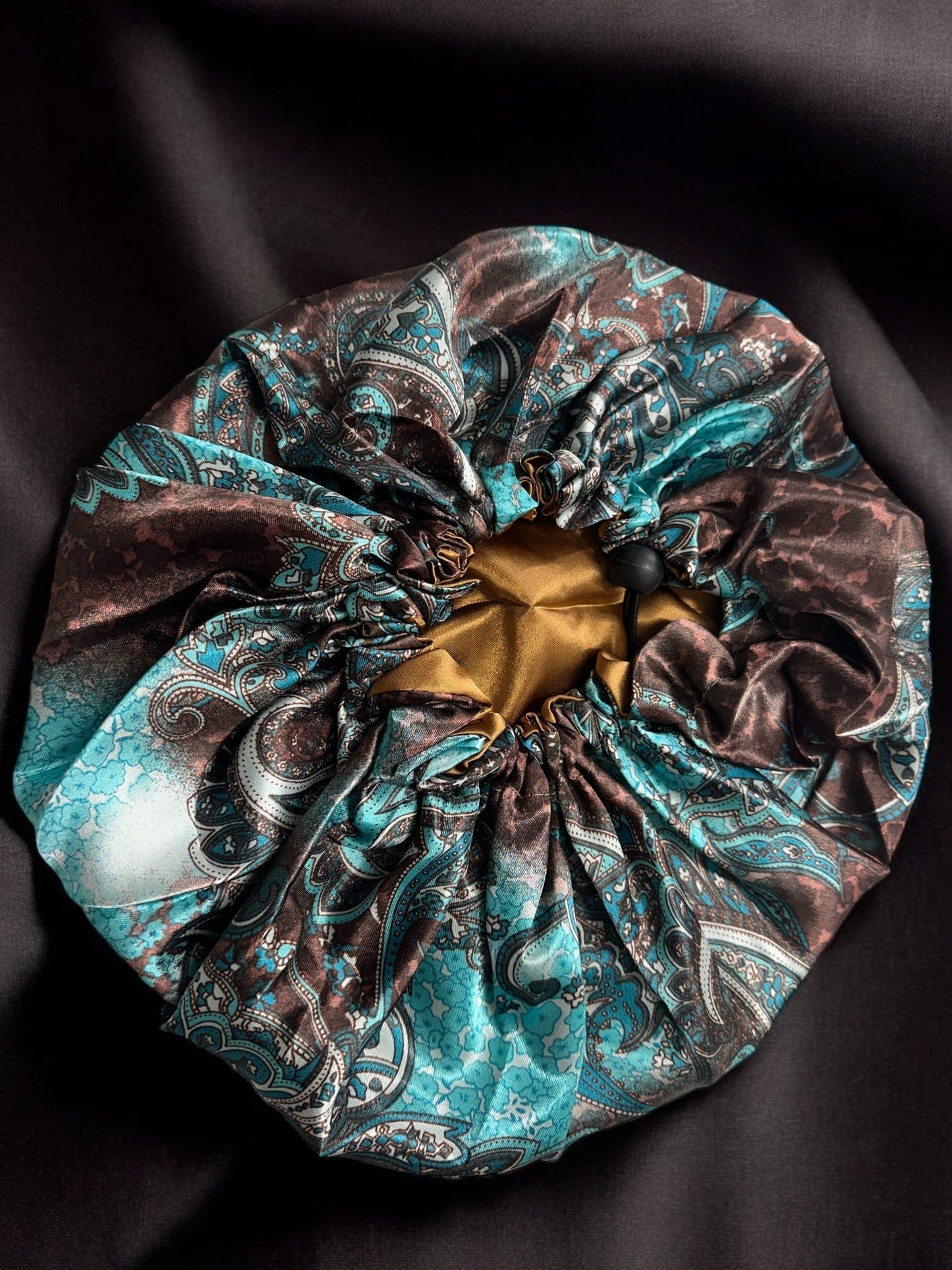 Adjustable Double - Layered Reversible Satin Silk Bonnet Cap – Premium Hair Protection Sleep Cap - Fatisha Boutique
