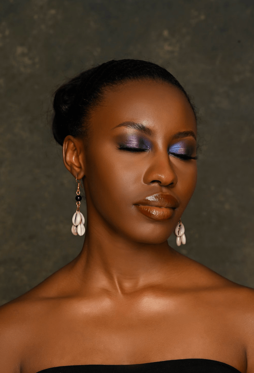 Authentic African Cowrie Seashell Dangle Earrings - Fatisha Boutique