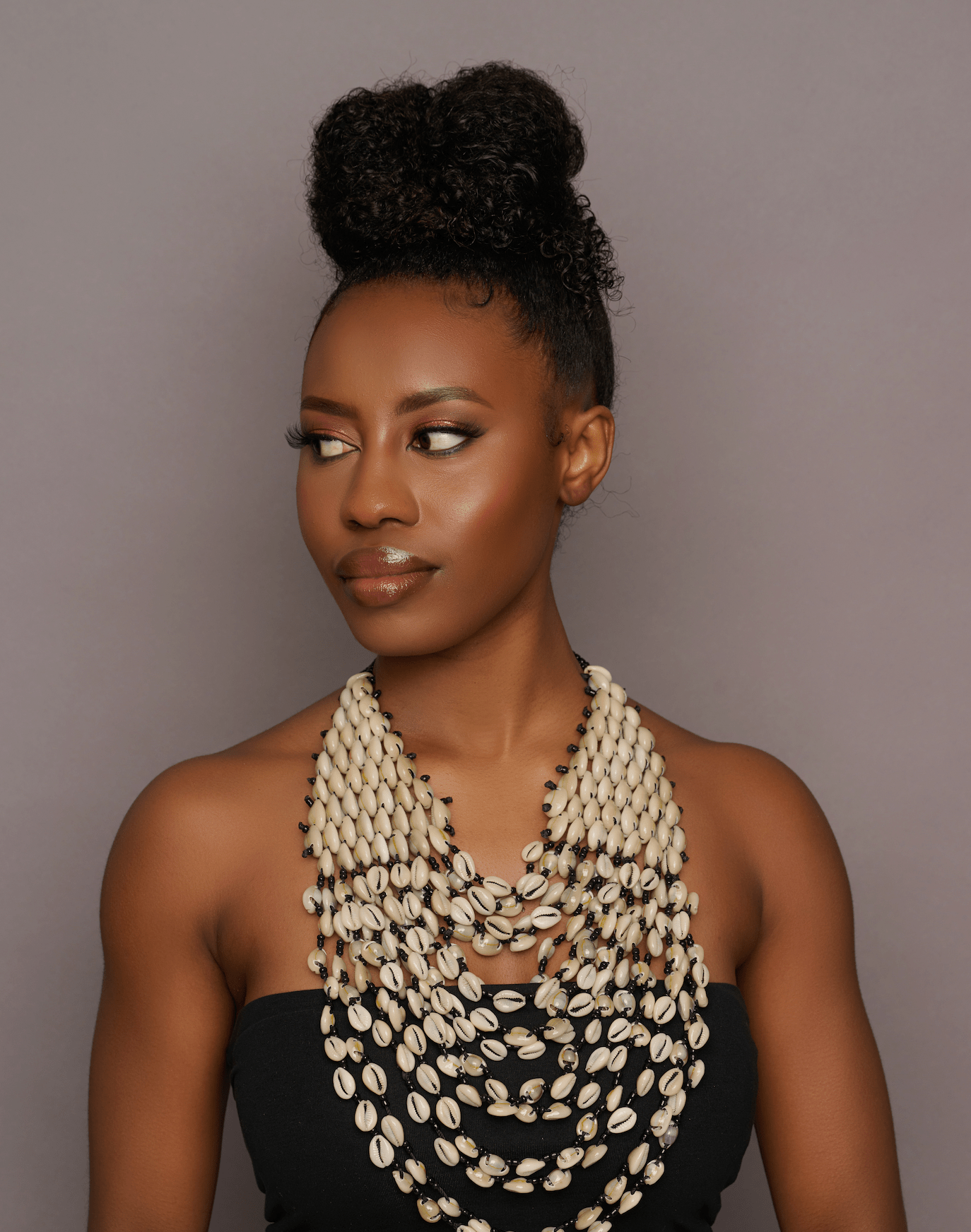 Authentic African Statement Ethnic Cowrie Sea Shell Beaded Necklace - Fatisha Boutique