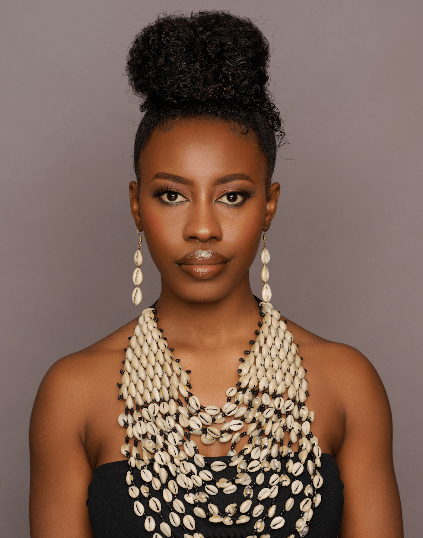 Authentic African Statement Ethnic Cowrie Sea Shell Beaded Necklace - Fatisha Boutique