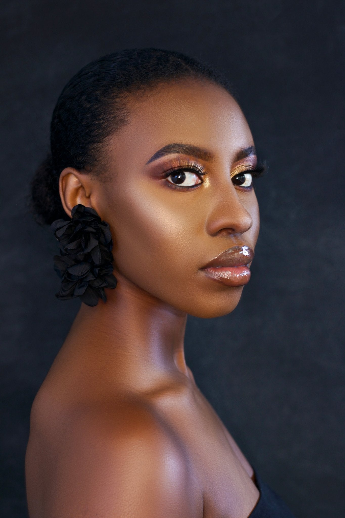 Big Bohemian Flower Statement Dangle Earrings - Fatisha Boutique