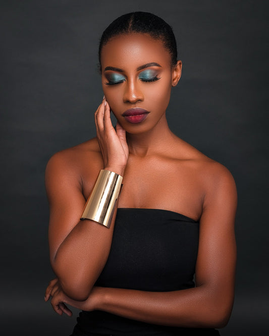 BIG CUFF CLASSIC STATEMENT BRACELET BANGLES - Fatisha Boutique